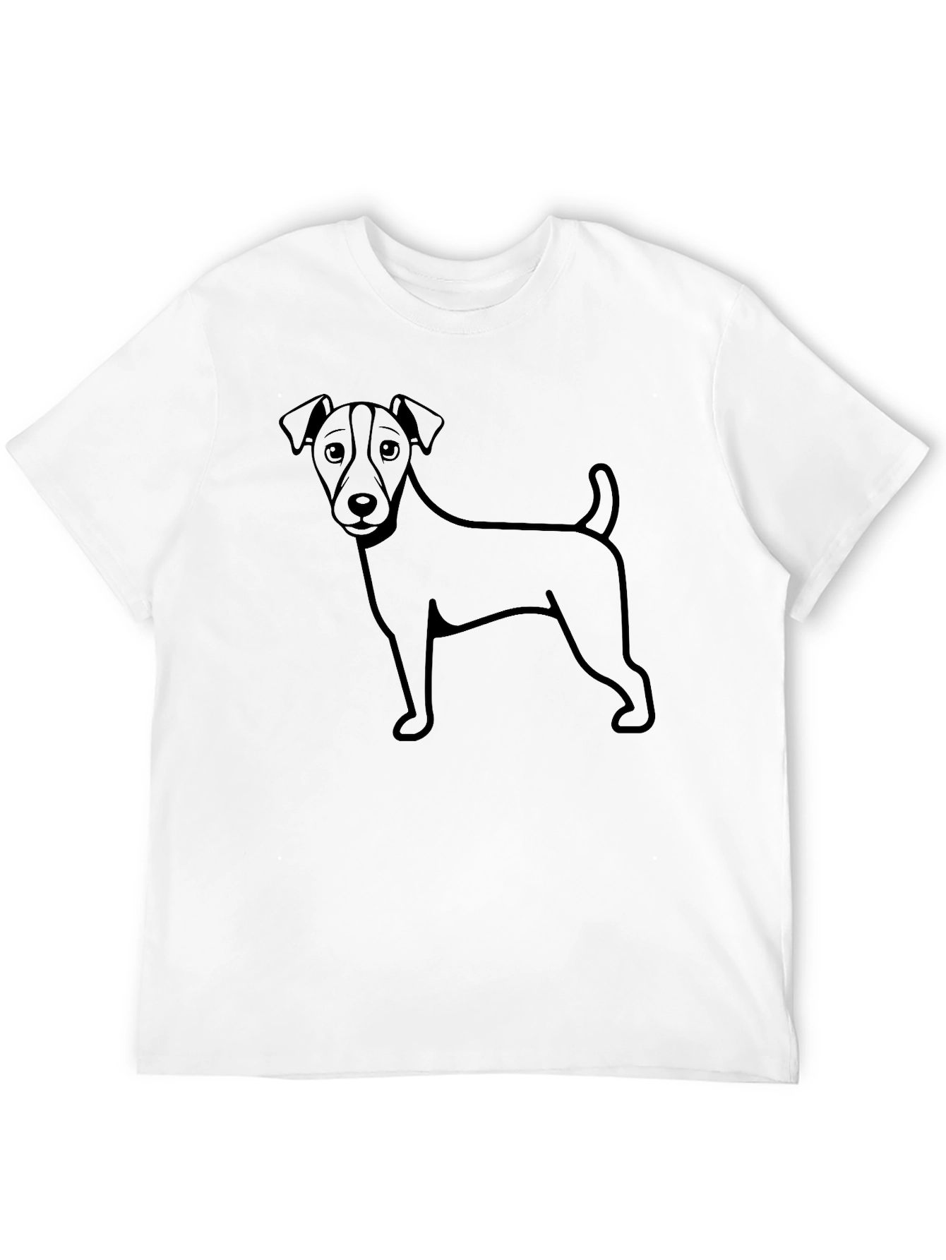 Black Dog Graphic Black T-Shirt - Casual Wear view 12