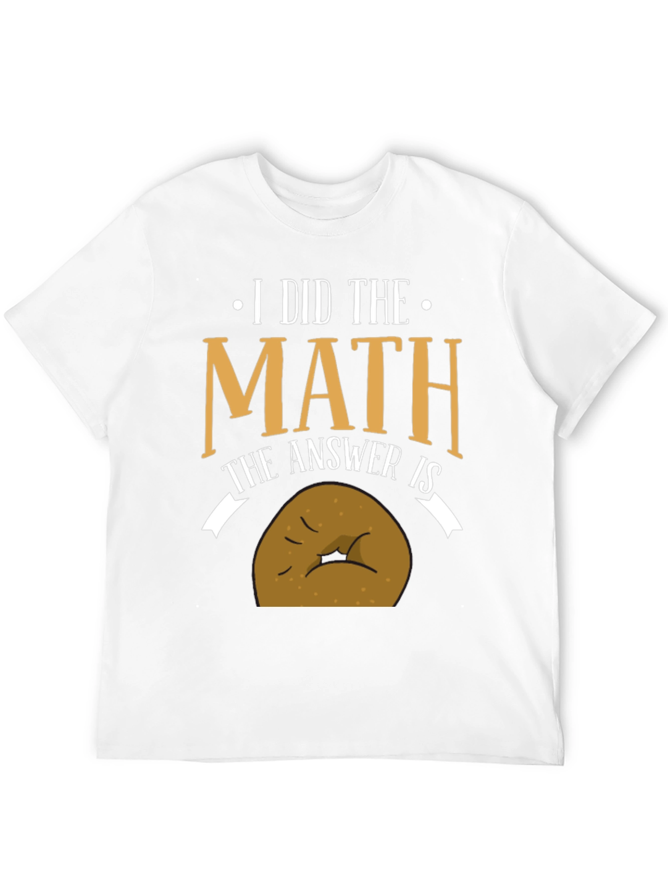 Black Math Potato Funny T-Shirt view 12