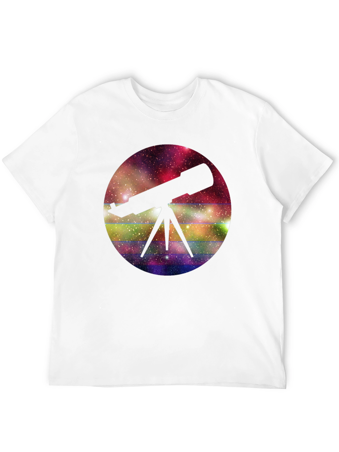 Black Telescope Galaxy T-Shirt - Explore the Universe view 12