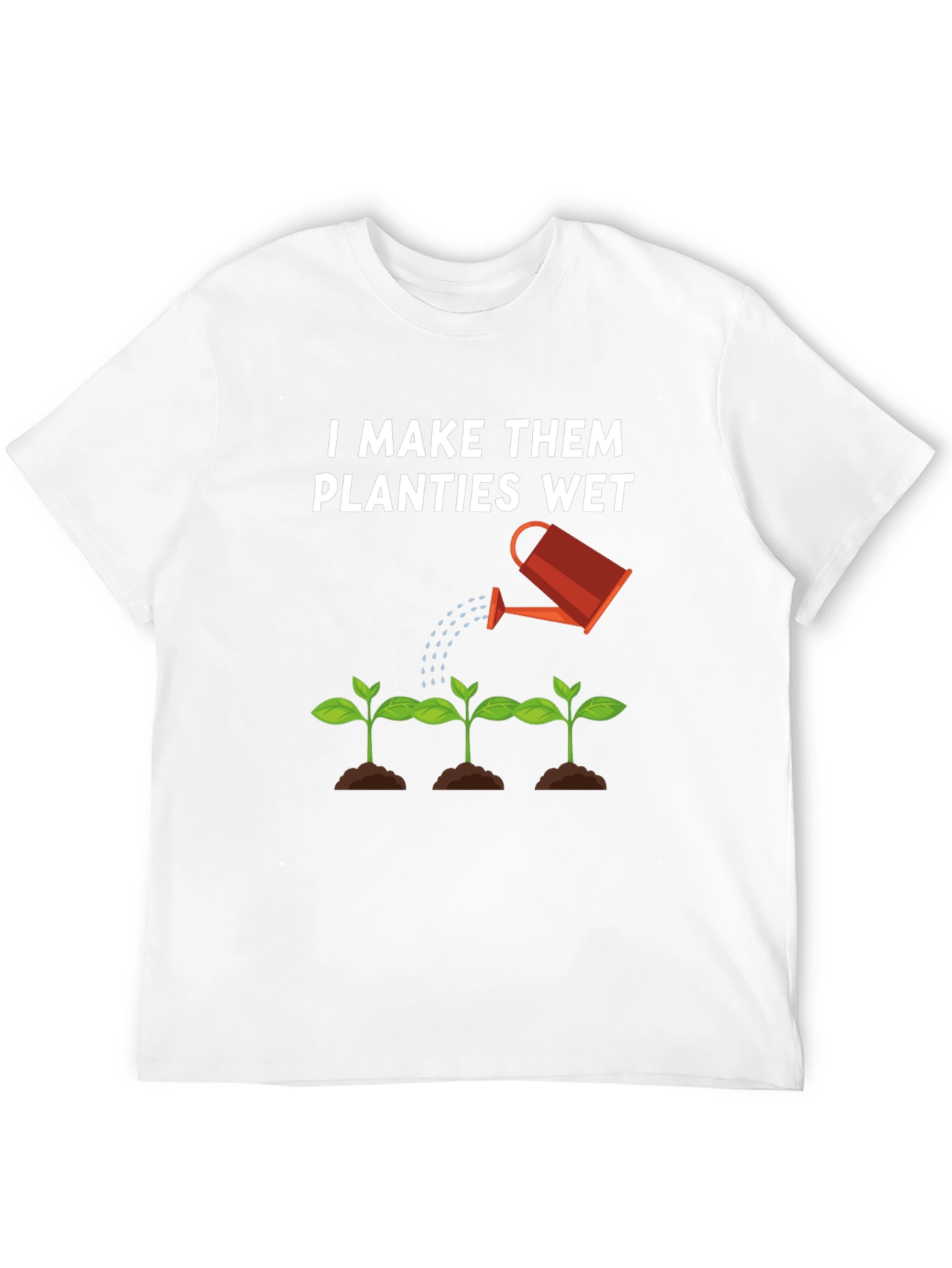 Black I Make Them Planties Wet Black T-Shirt view 12