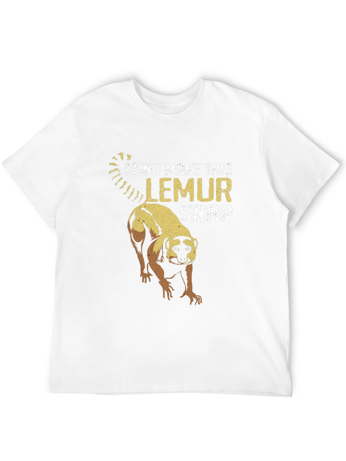 Black Don't Make This Lemur Snap T-Shirt view 12
