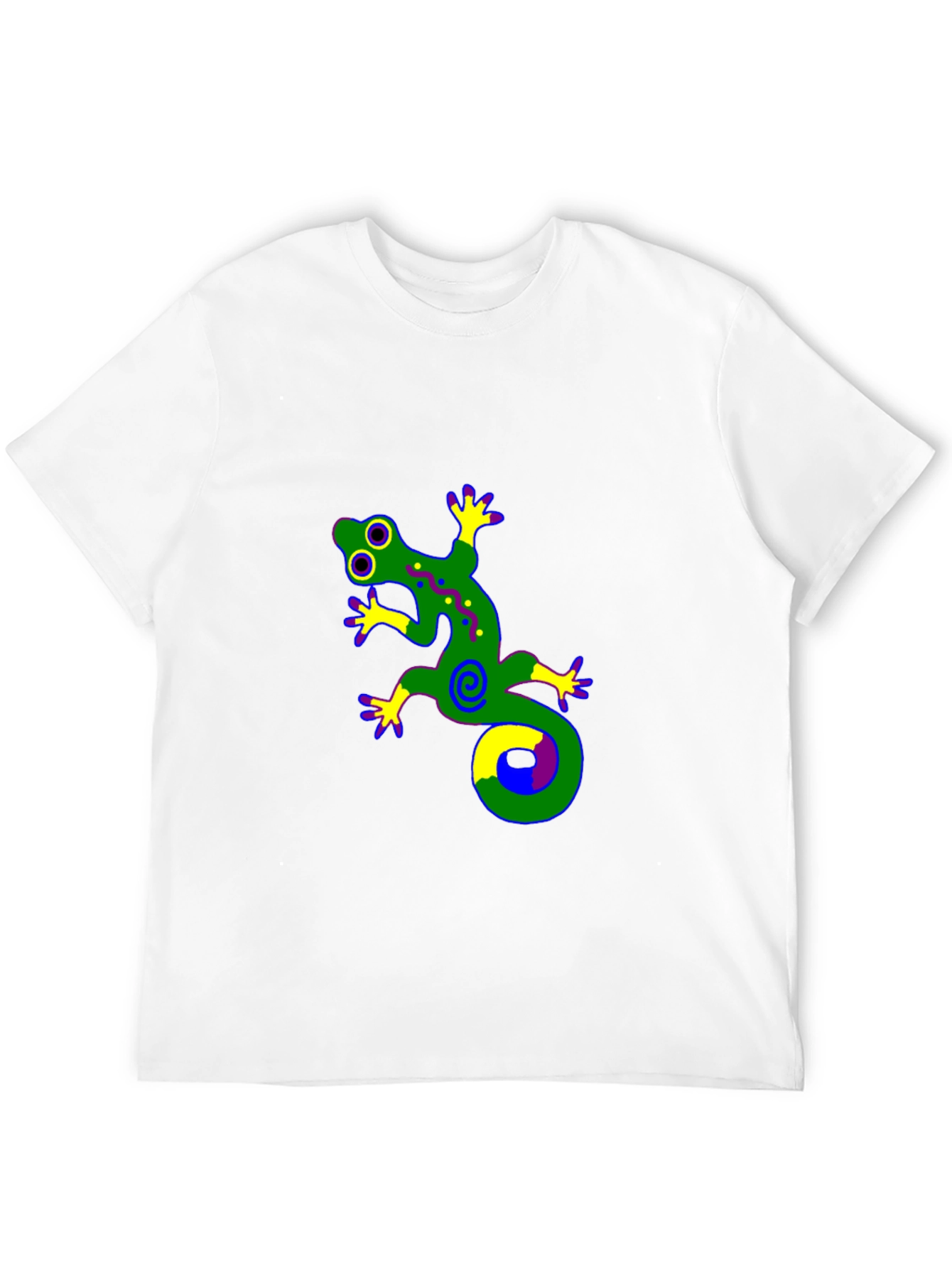 Black Funky Gecko Graphic Tee - Black view 12