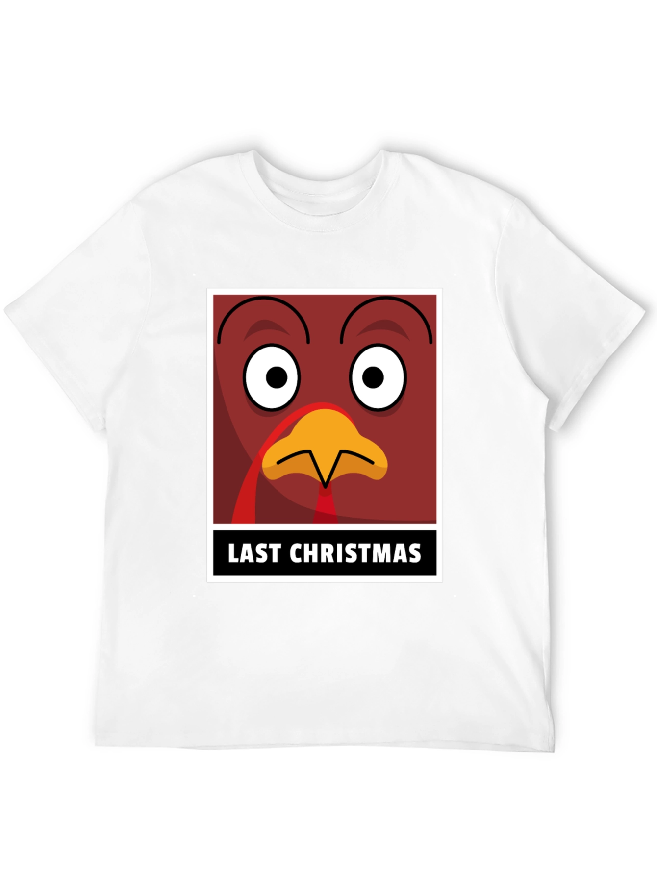 Black Funny Turkey Last Christmas T-Shirt view 12