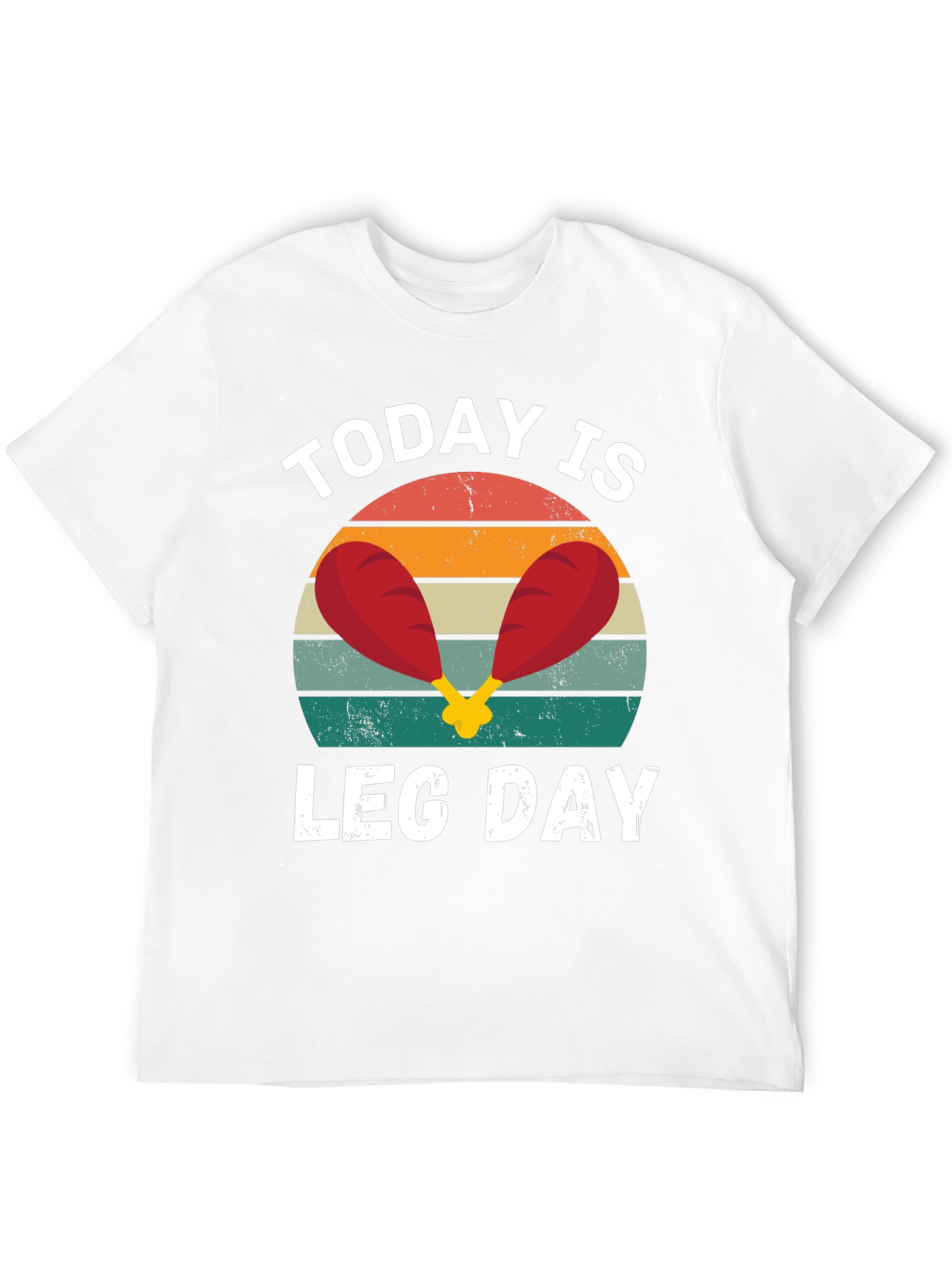 Black Today is Leg Day T-Shirt view 12