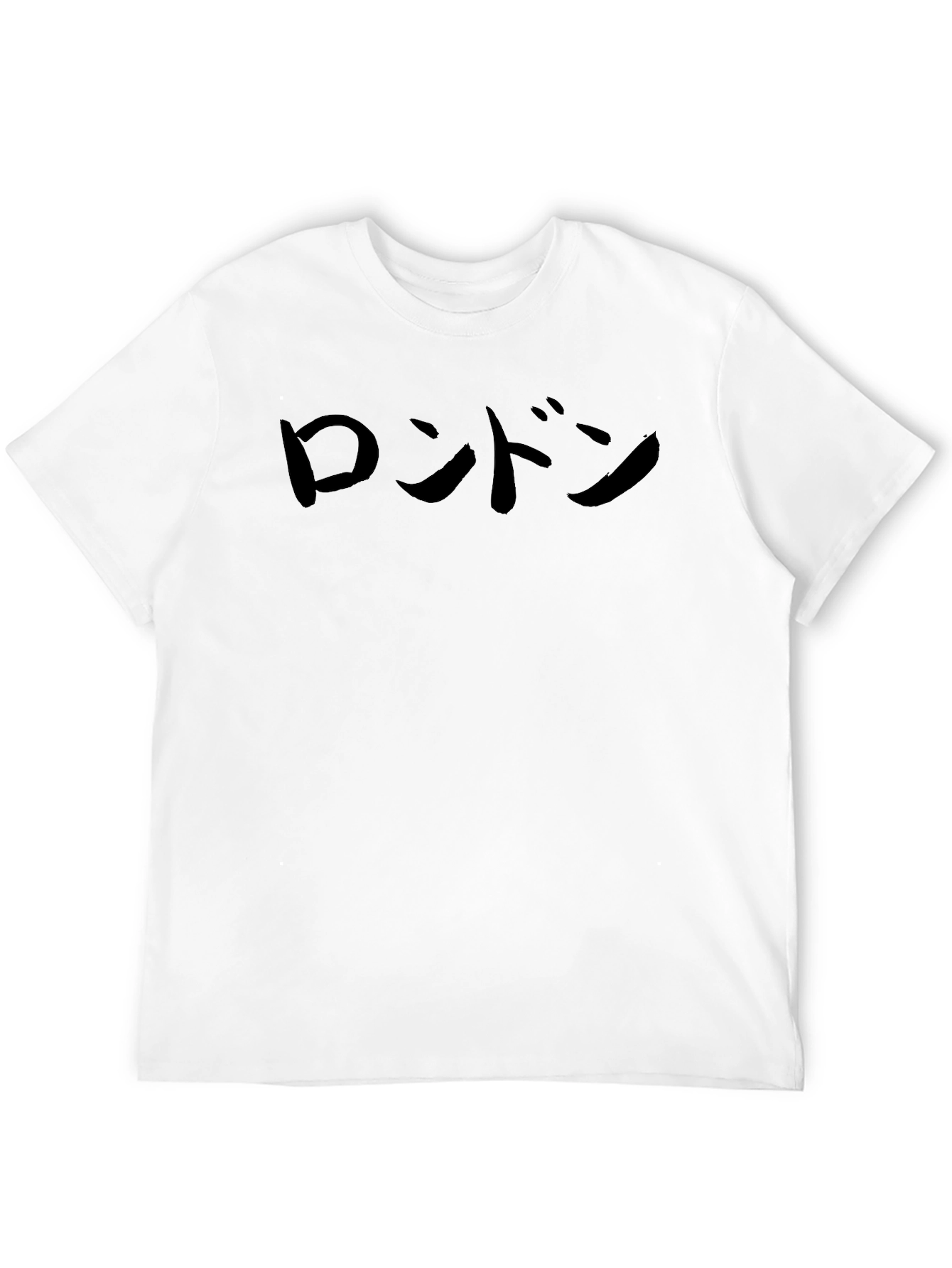 Black London Katakana T-Shirt - Stylish Urban Wear view 12