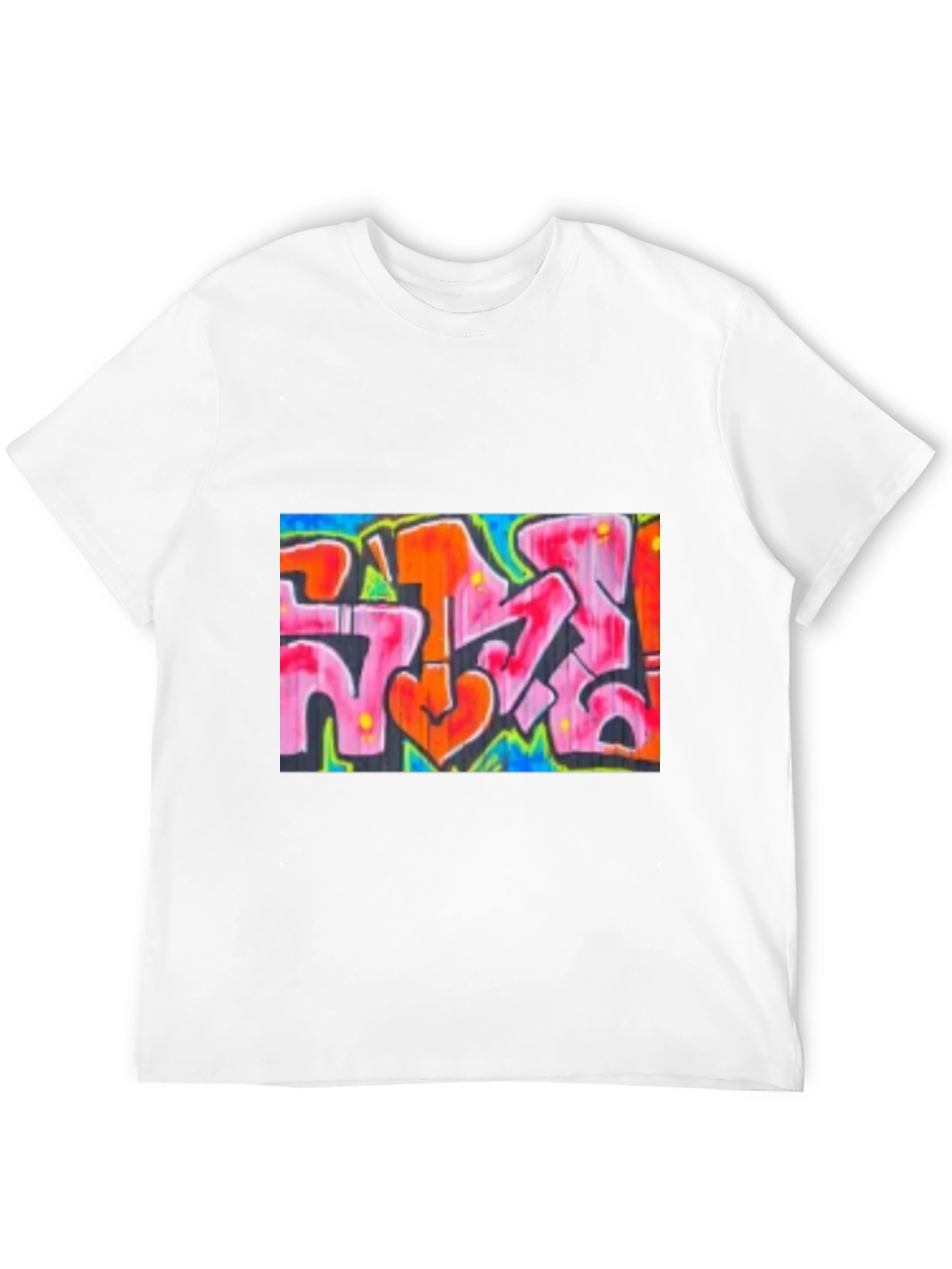 Black Graffiti Art Tee - Unique Street Style view 12