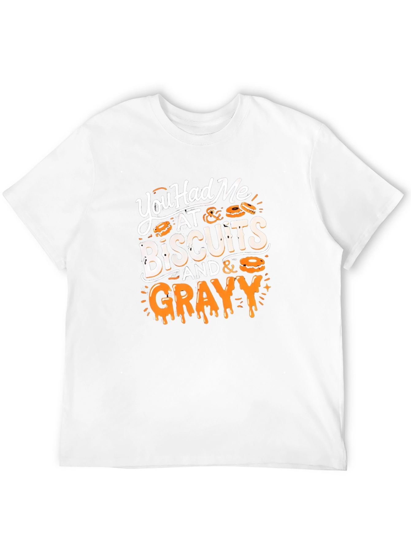 Black Biscuits & Gravy Graphic Tee - Comfort Food Humor view 12