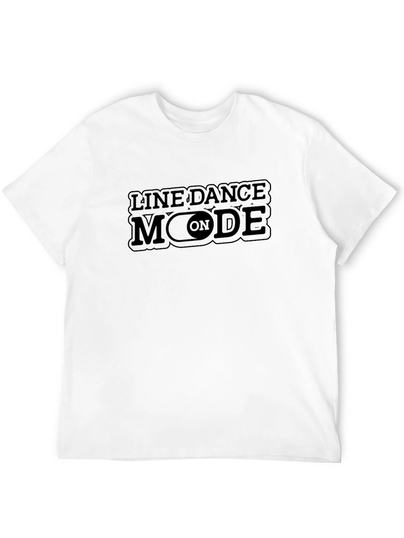 Black Line Dance Mode On Graphic T-Shirt view 12