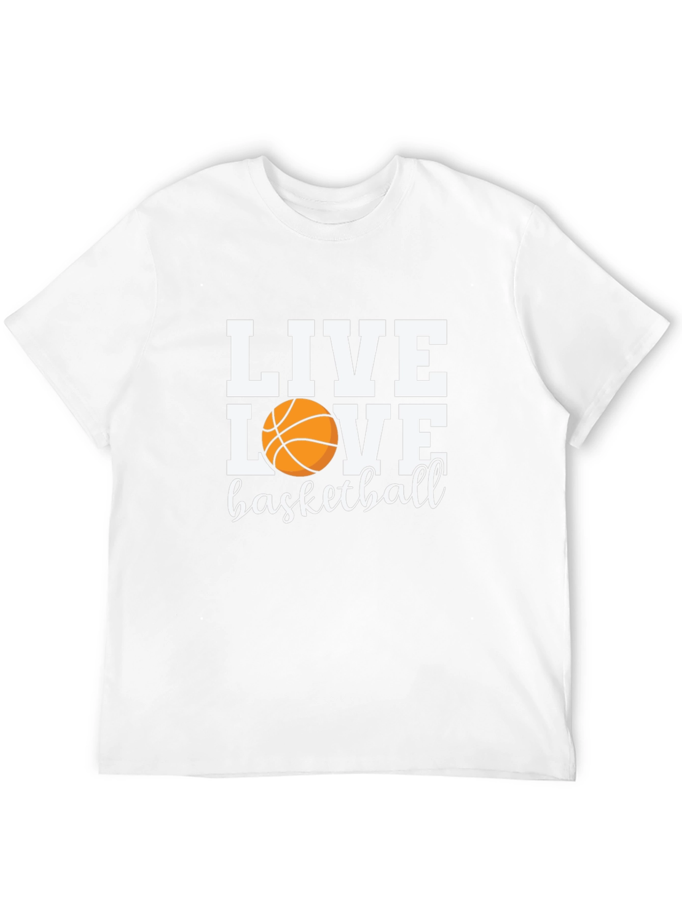 Black Live Love Basketball T-Shirt - Black Graphic Tee view 12