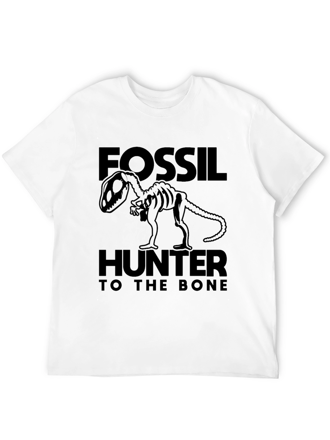 Black Fossil Hunter Dinosaur T-Shirt view 12