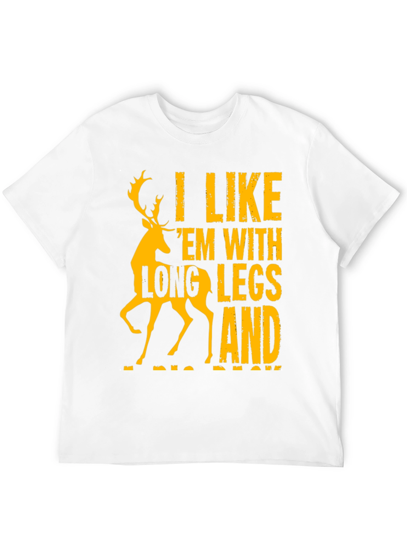 Black Deer Long Legs Graphic T-Shirt view 12