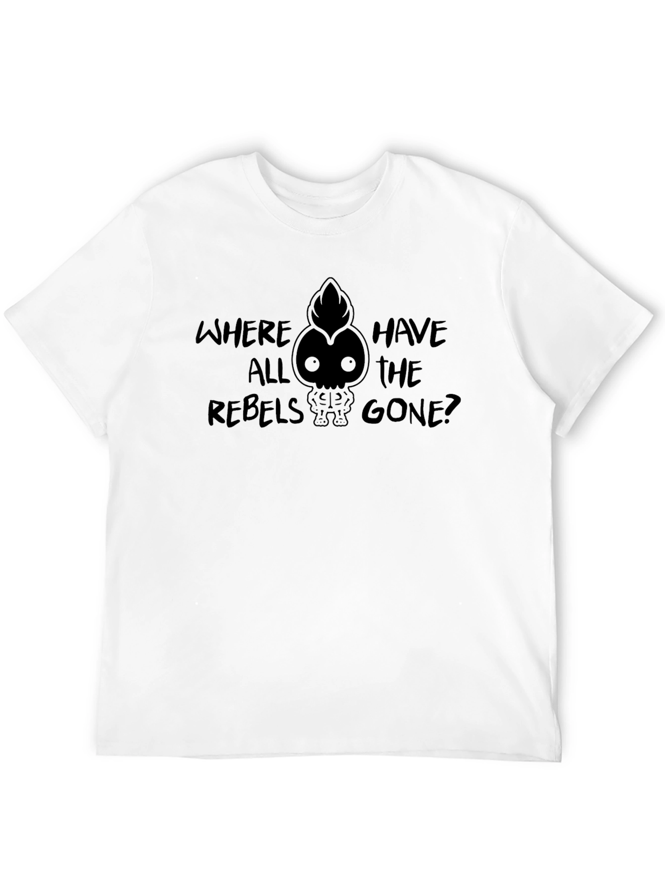 Black Rebel T-Shirt - Where Have All the Rebels Gone? view 12
