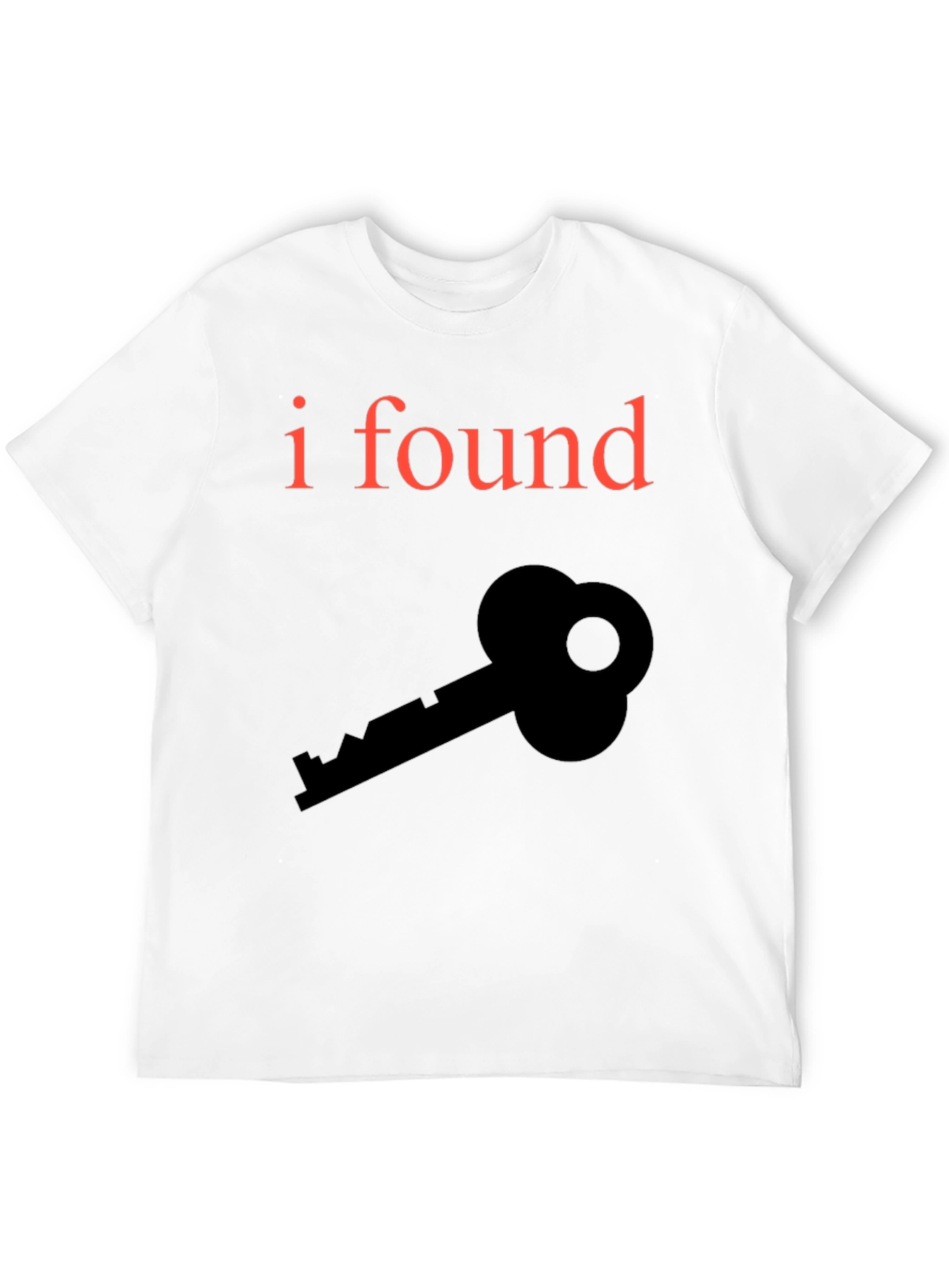 Black I Found a Key Graphic T-Shirt - Black view 12