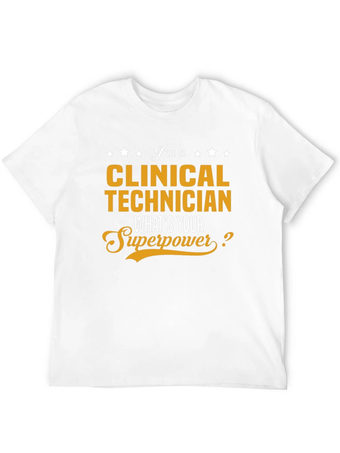 Black Clinical Technician Superpower T-Shirt view 12