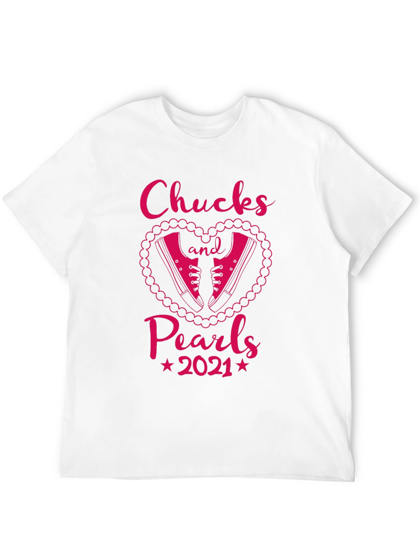 Black Chucks and Pearls 2021 Graphic T-Shirt view 12