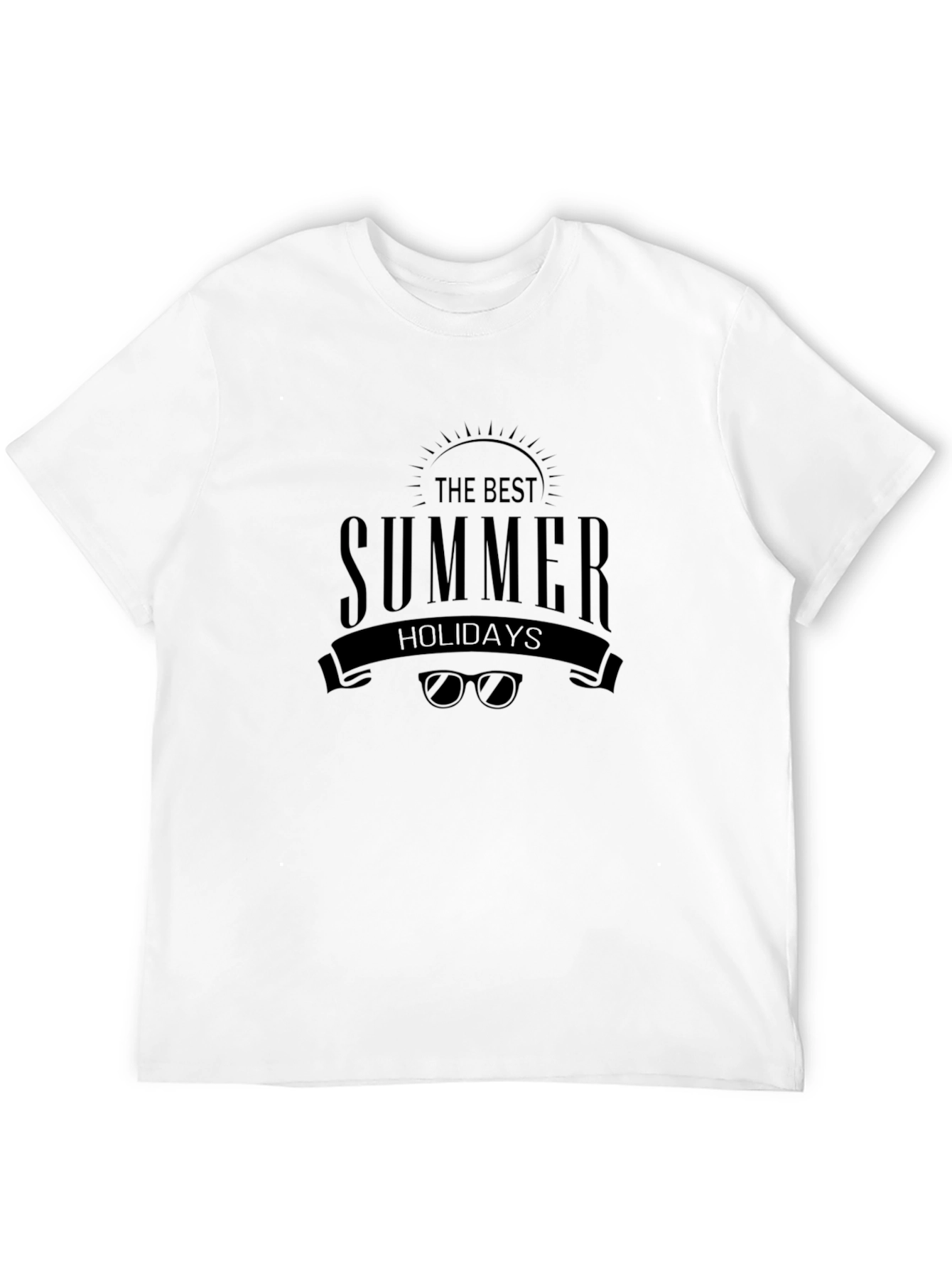 Black The Best Summer Holidays Black T-Shirt view 12