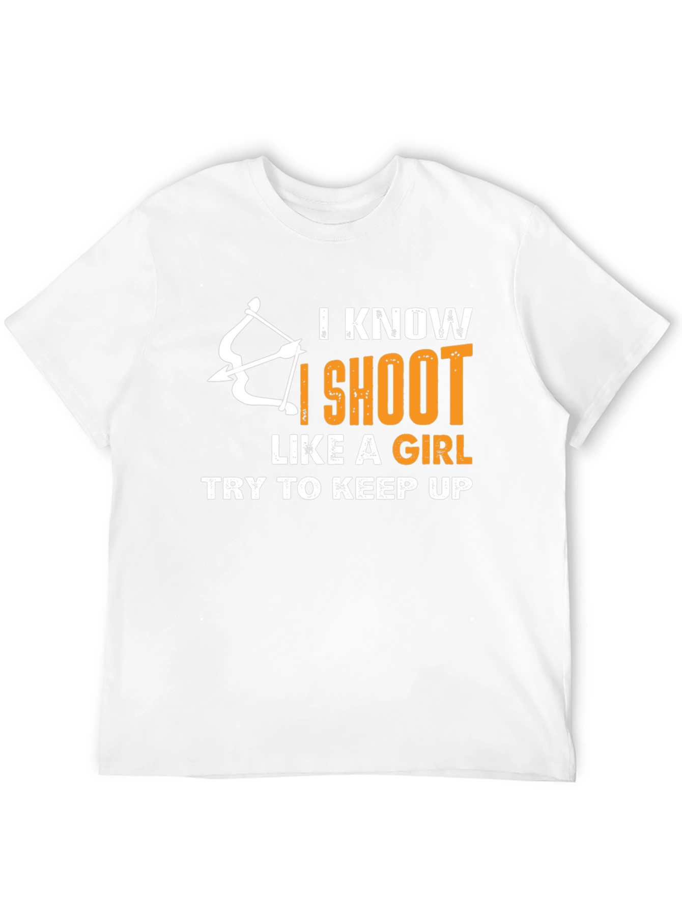 Black Archery Humor T-Shirt: I Shoot Like a Girl view 12