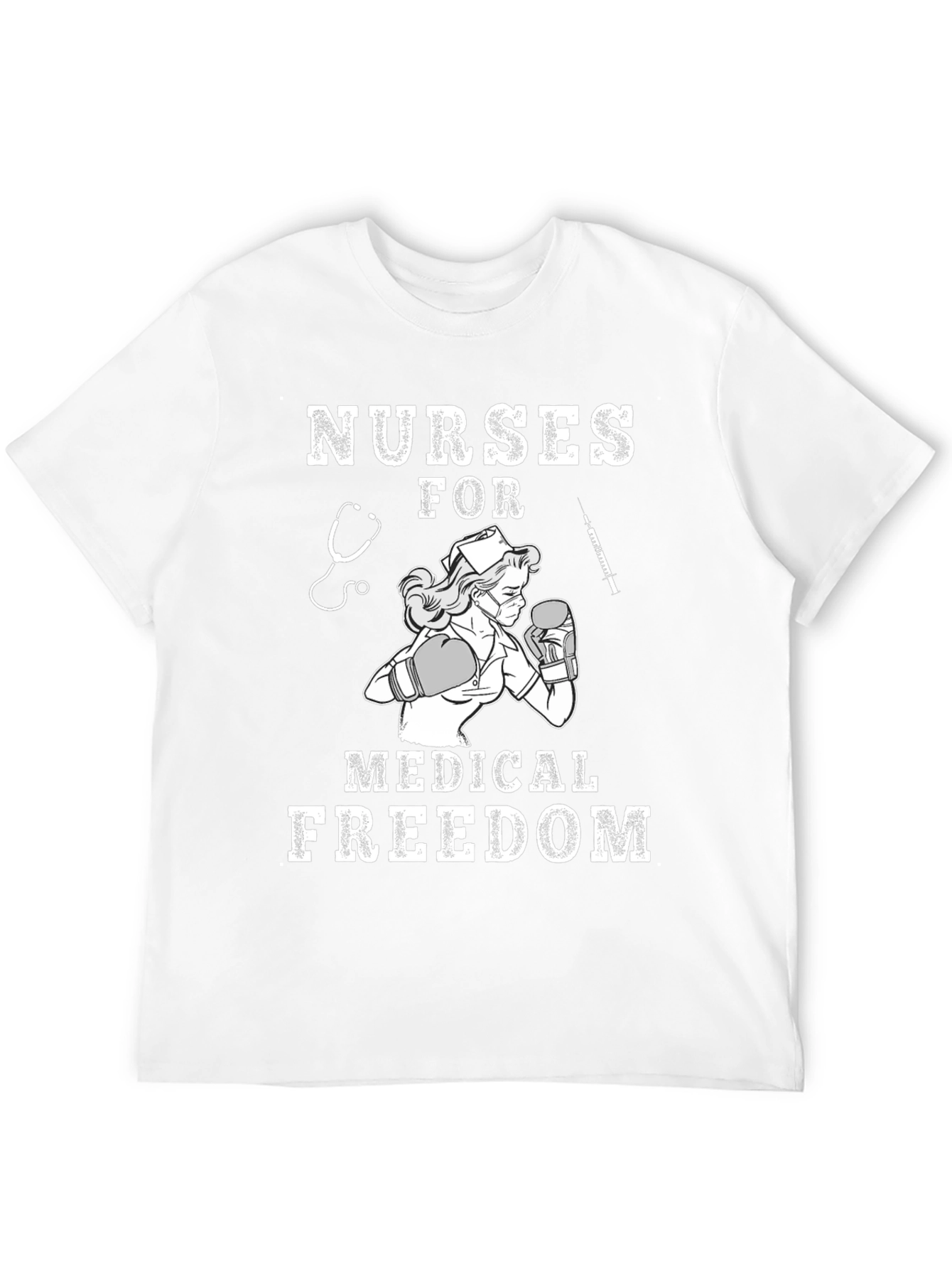 Black Nurses for Medical Freedom T-Shirt view 12
