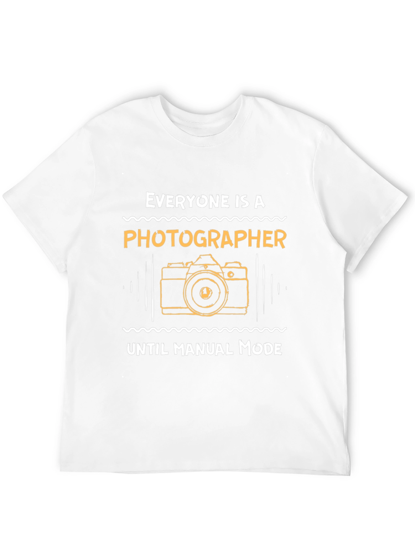 Black Photographer Manual Mode Graphic T-Shirt view 12