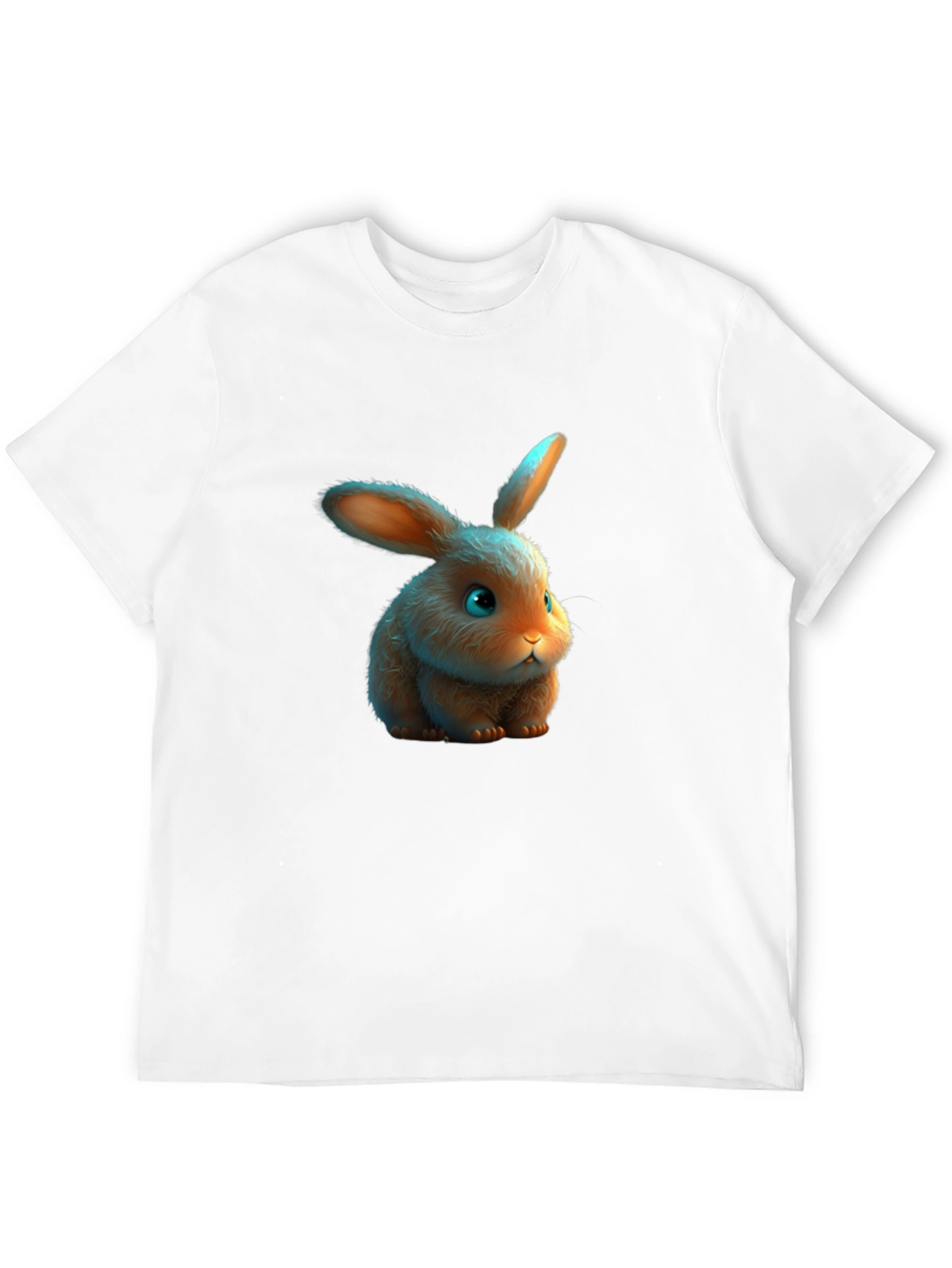 Black Cute Bunny Graphic T-Shirt view 12