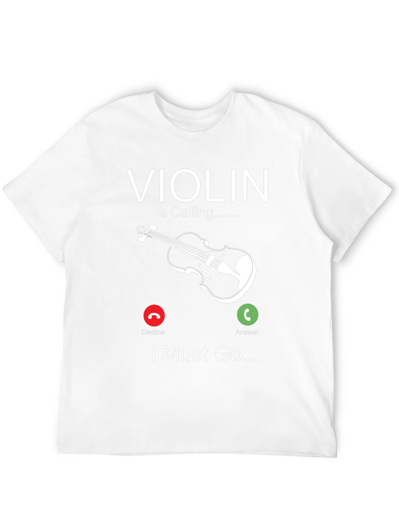 Black Violin is Calling Funny Music T-Shirt view 12
