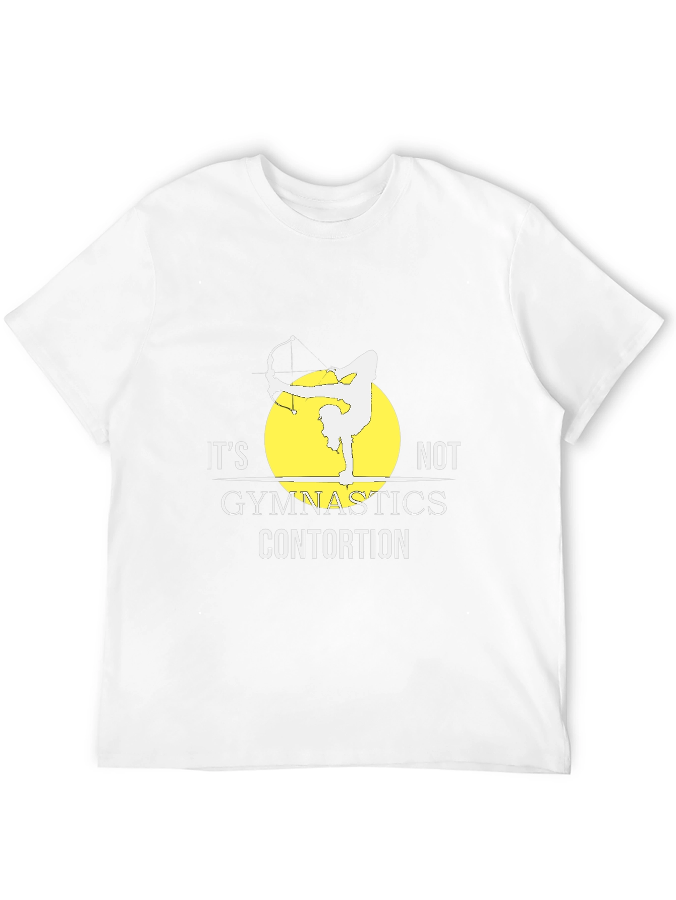 Black Funny Gymnastics Contortion T-Shirt for Athletic Training view 12