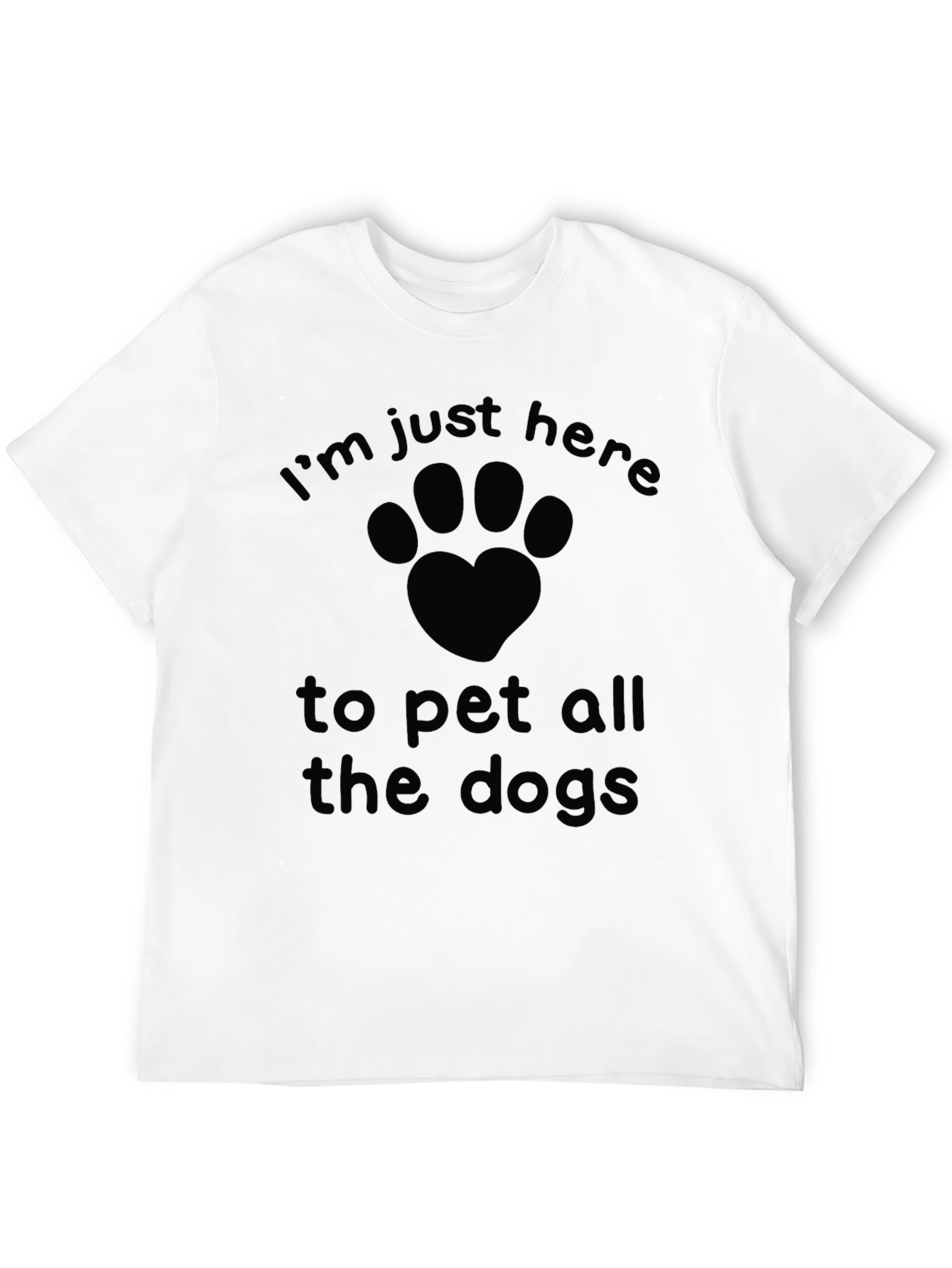 Black Pet All the Dogs Graphic Tee - Black Casual T-Shirt view 12