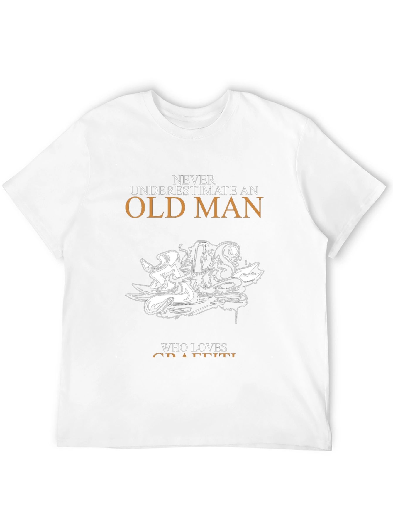 Black Old Man Graffiti Lover T-Shirt view 12