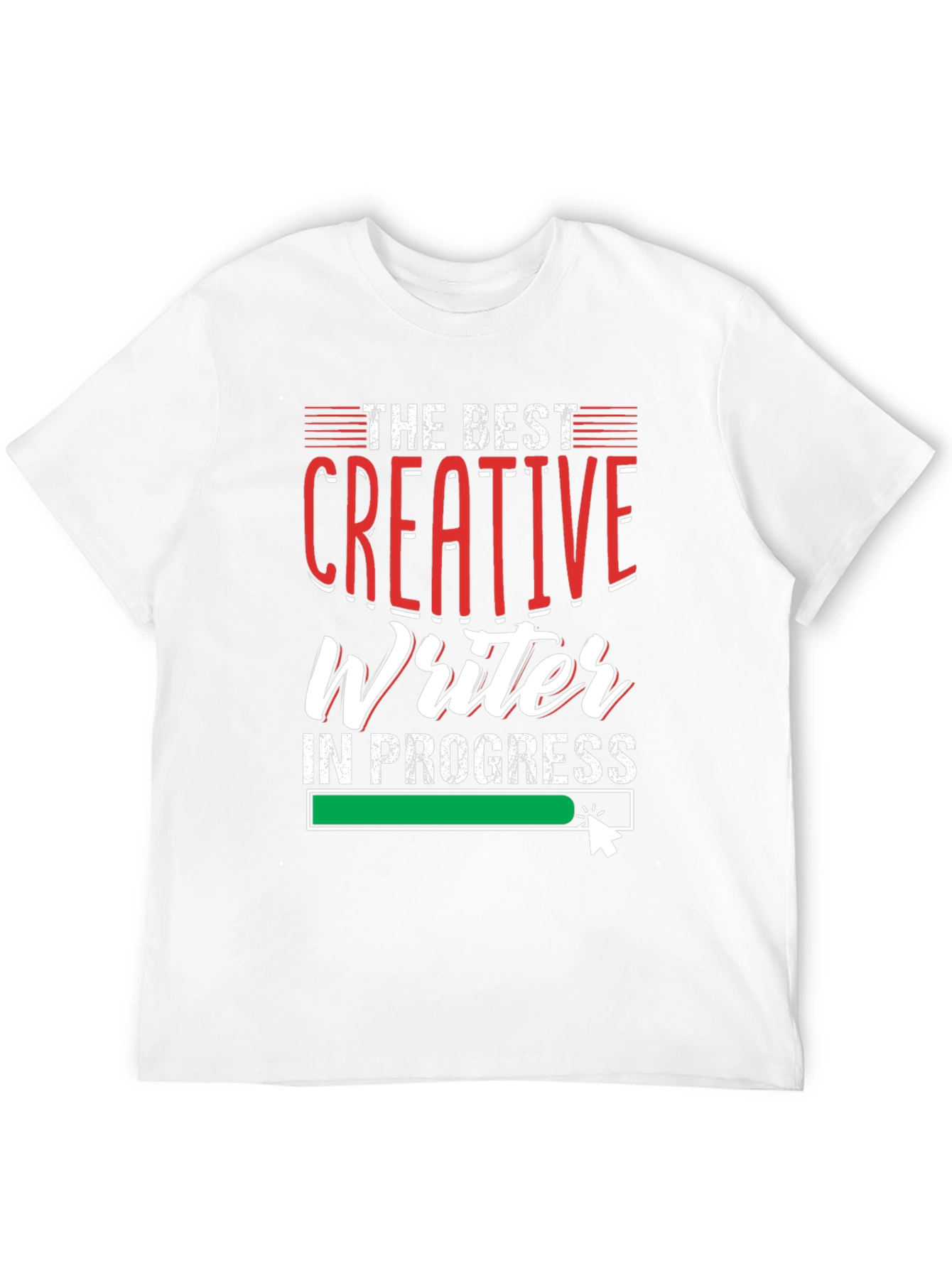 Black Creative Writer In Progress Black T-Shirt view 12