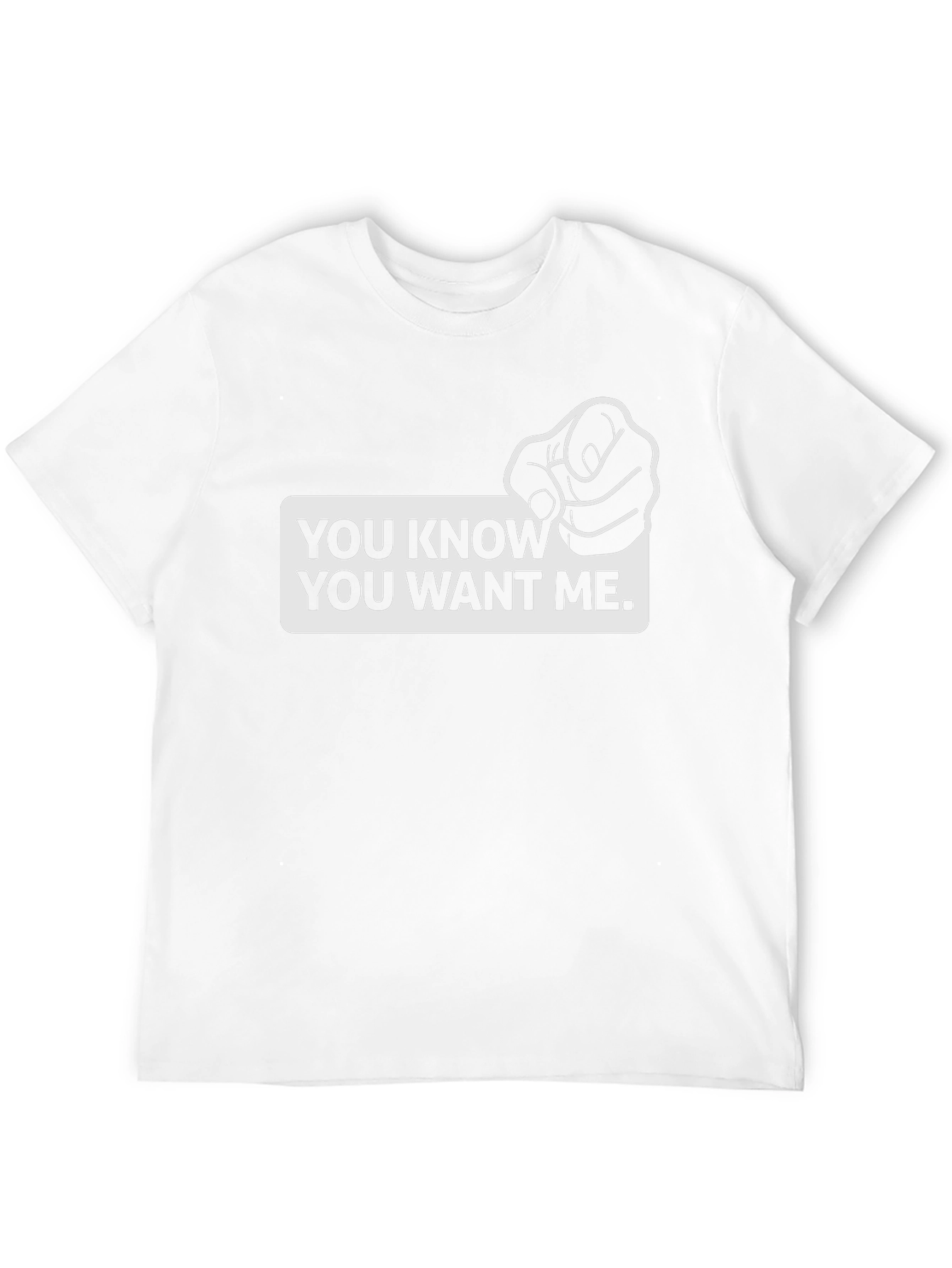 Black Funny 'You Know You Want Me' Graphic Tee view 12