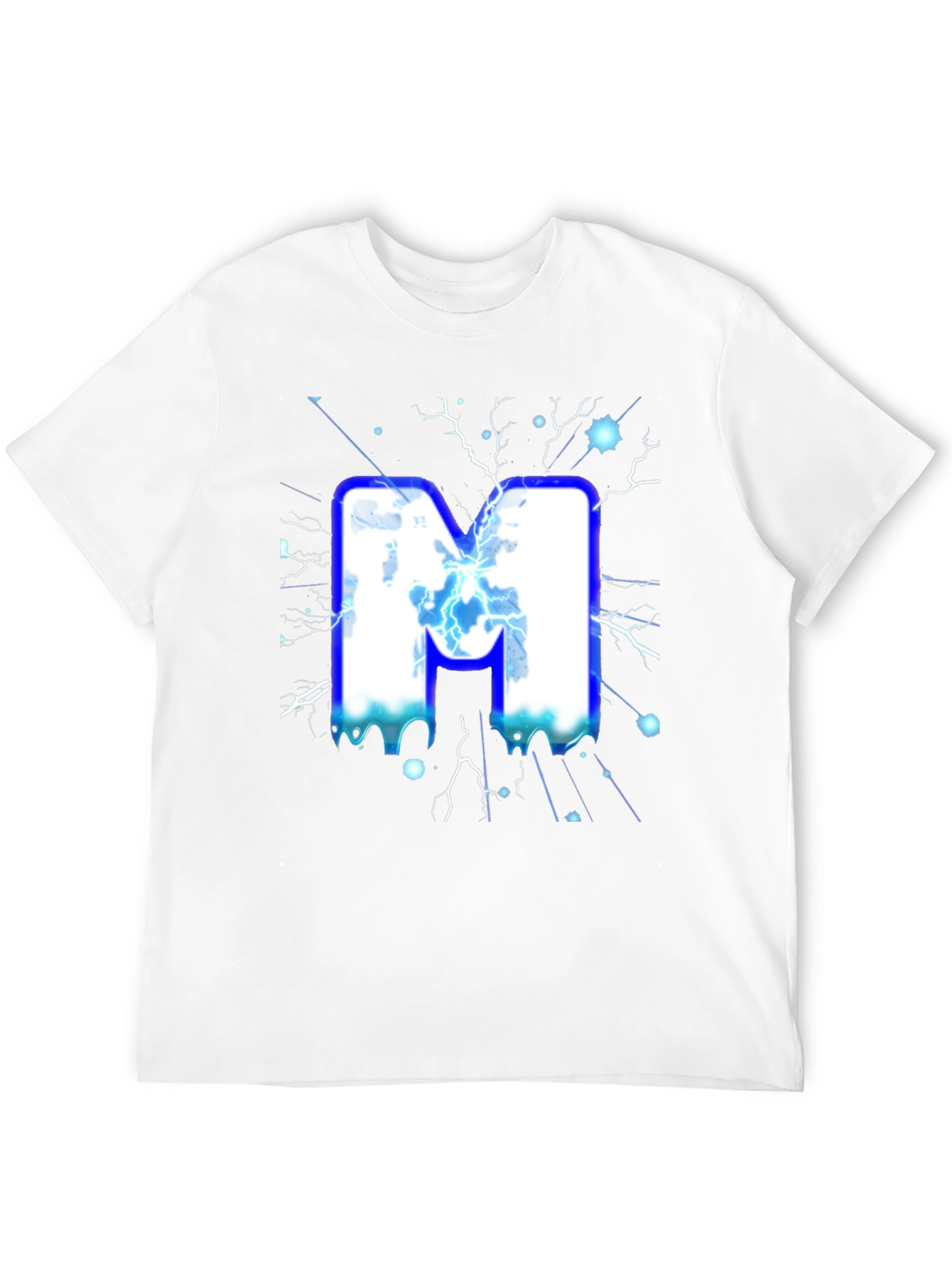 Black Electric M Black T-Shirt view 12