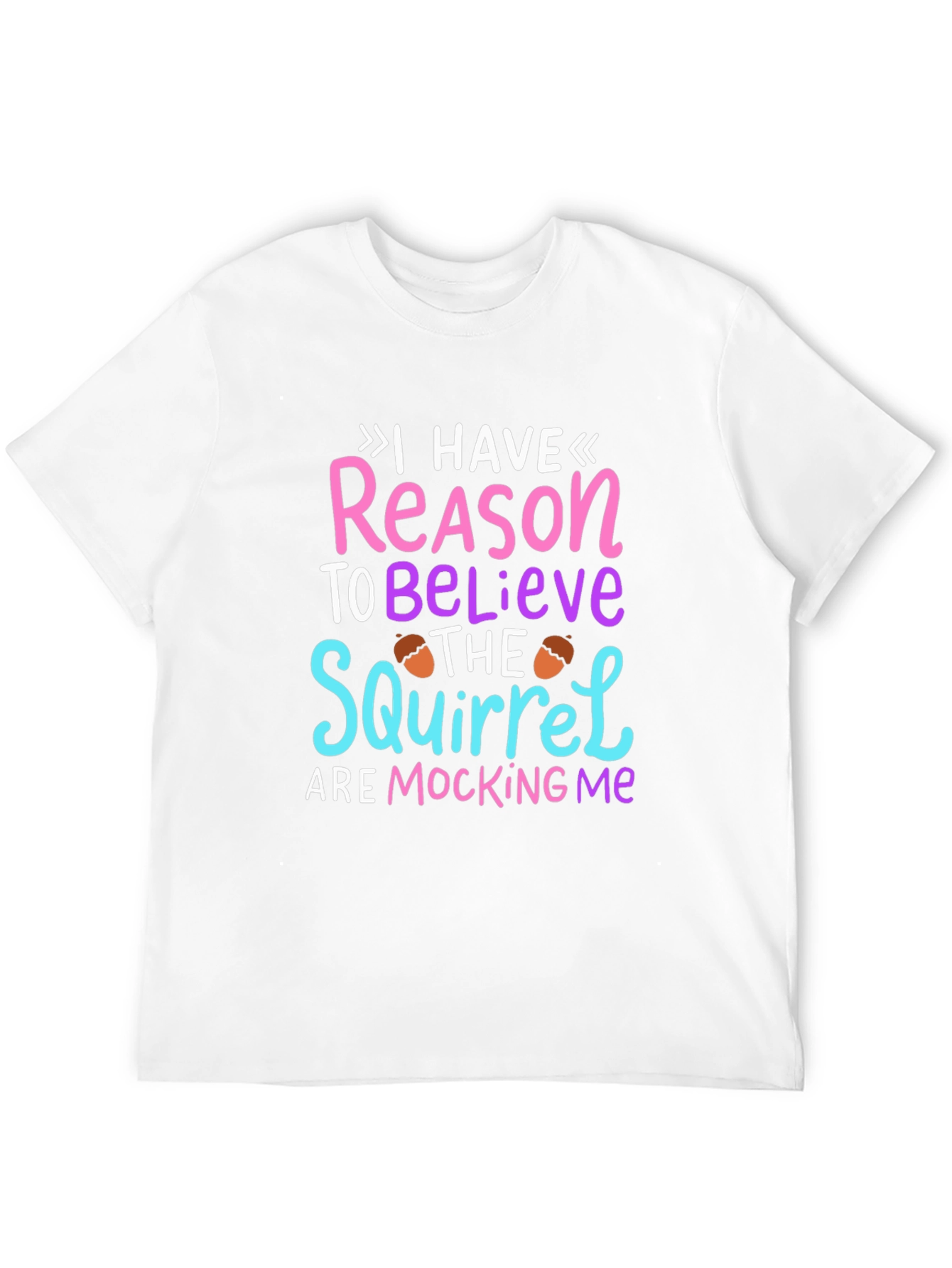 Black Squirrel Mocking Me Graphic Tee - Funny Novelty T-Shirt view 12