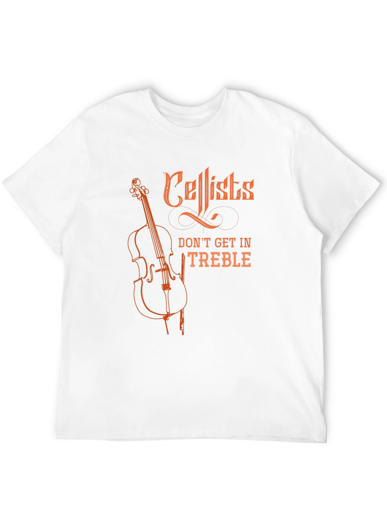 Black Cellists Don't Get in Treble T-Shirt view 12