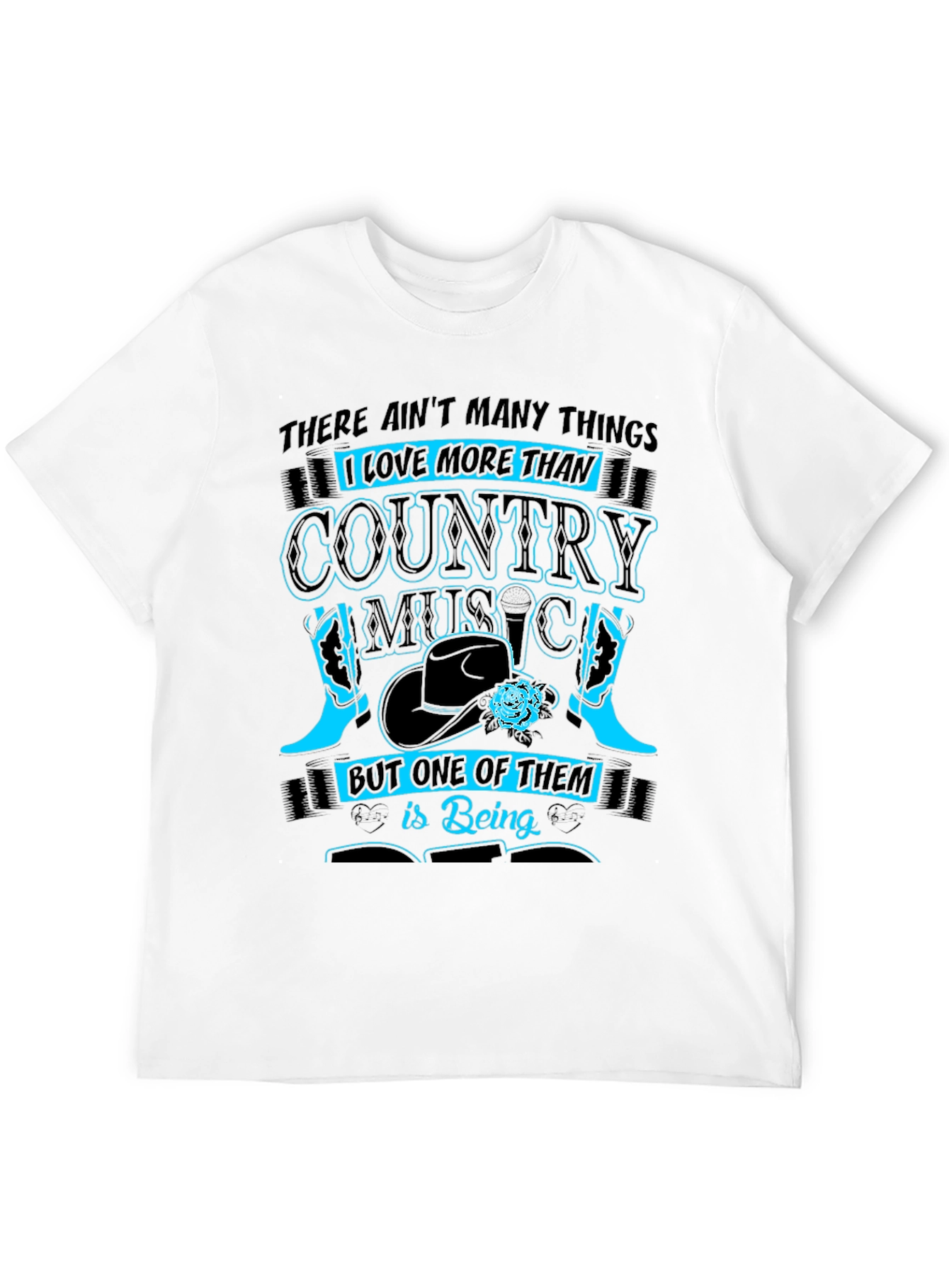 Black Country Music Lover Graphic T-Shirt view 12