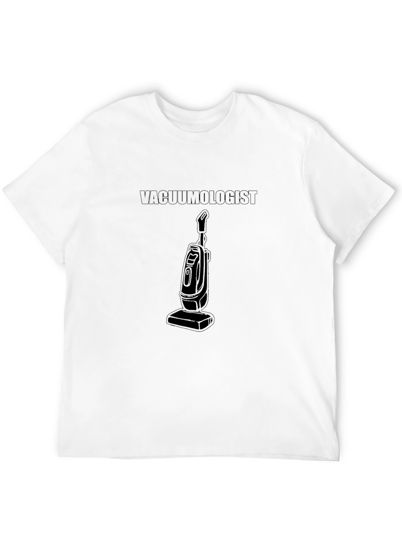 Black Vacuumologist Black T-Shirt: Humorous & Practical view 12