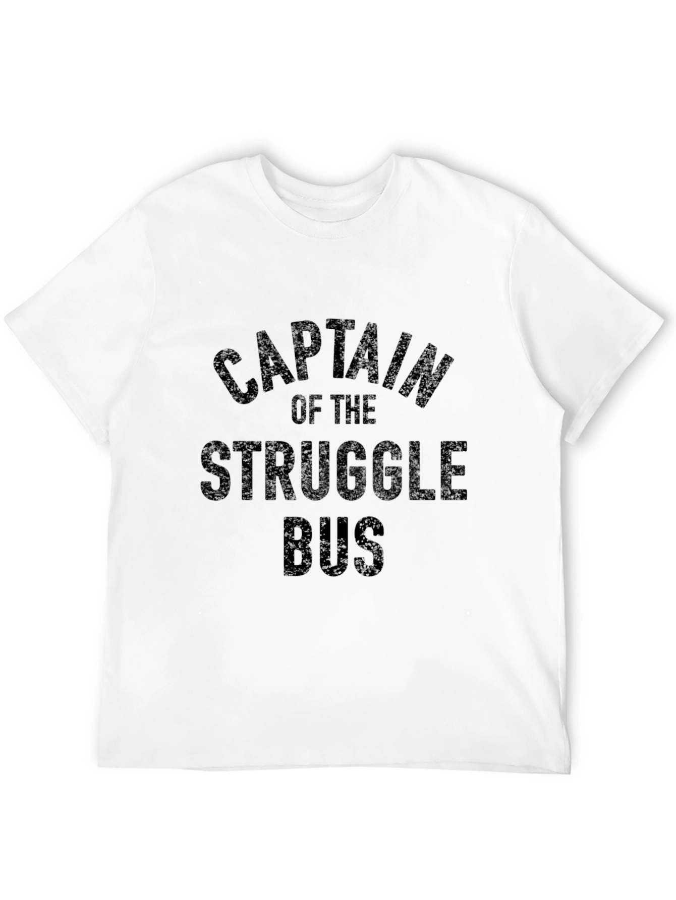 Black Captain of the Struggle Bus Graphic T-Shirt view 12