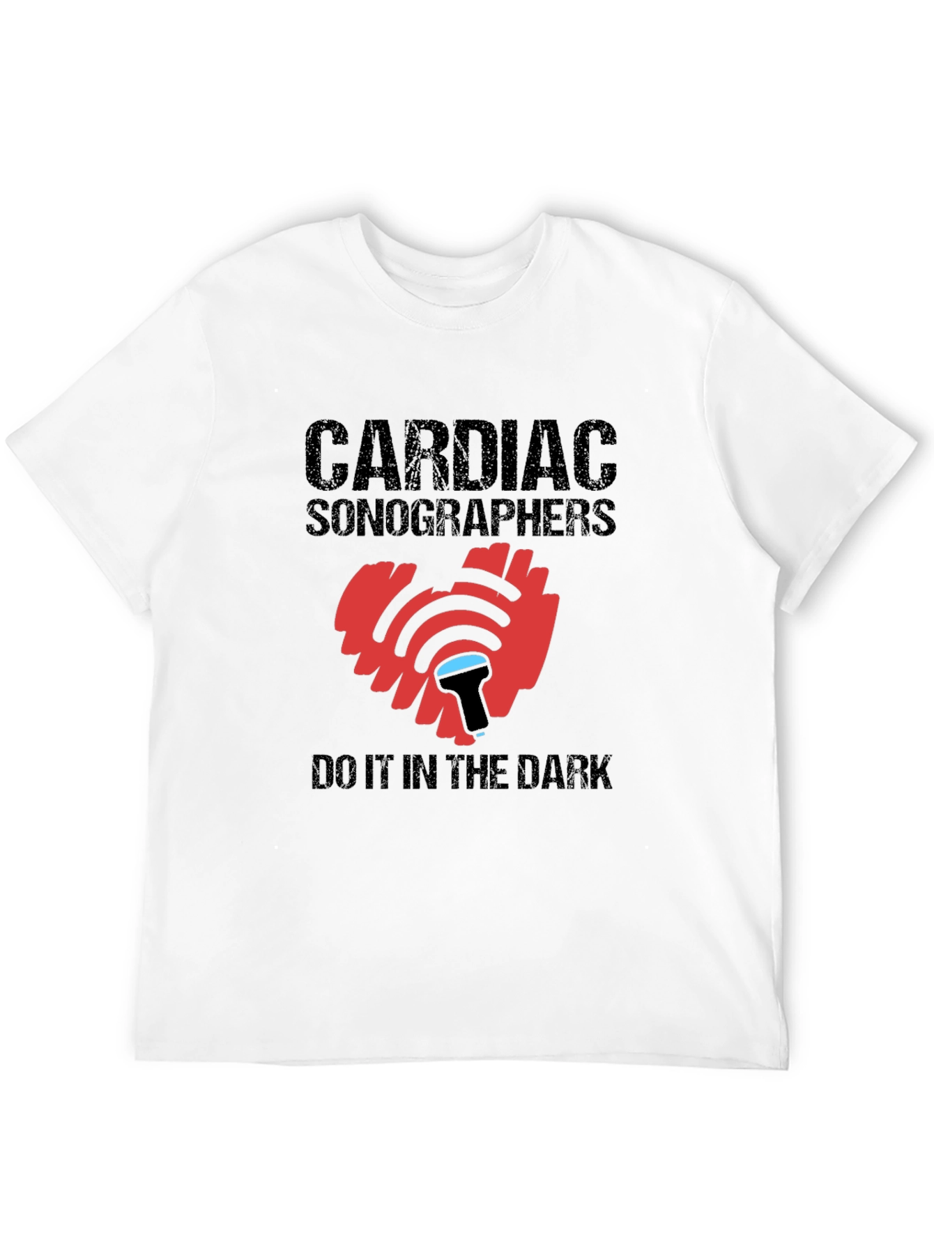 Cardiac Sonographer T-Shirt Heart Ultrasound Tee - 12