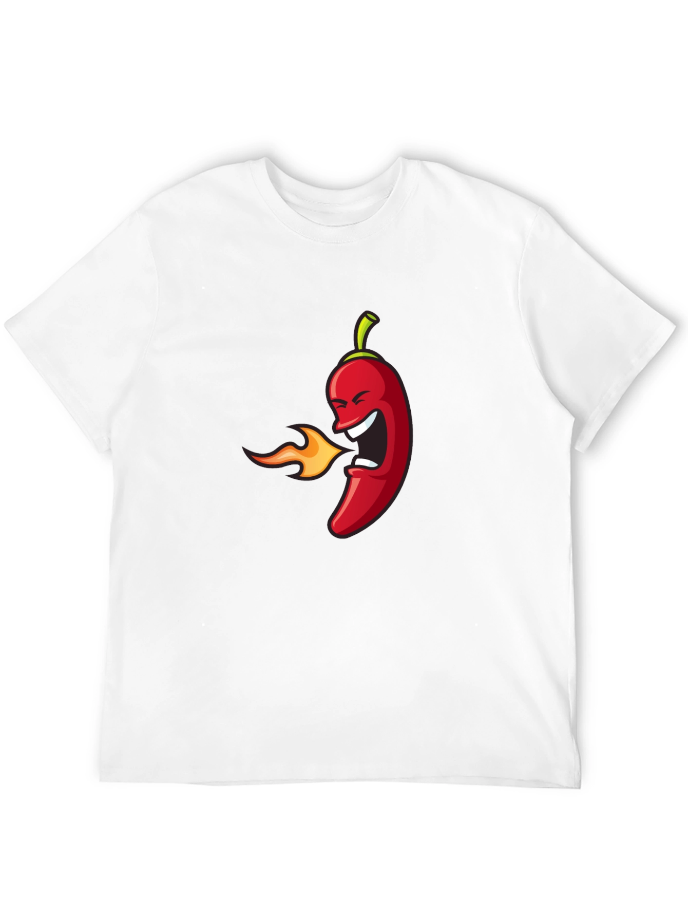 Black Spicy Chili Pepper Graphic T-Shirt - Black view 12