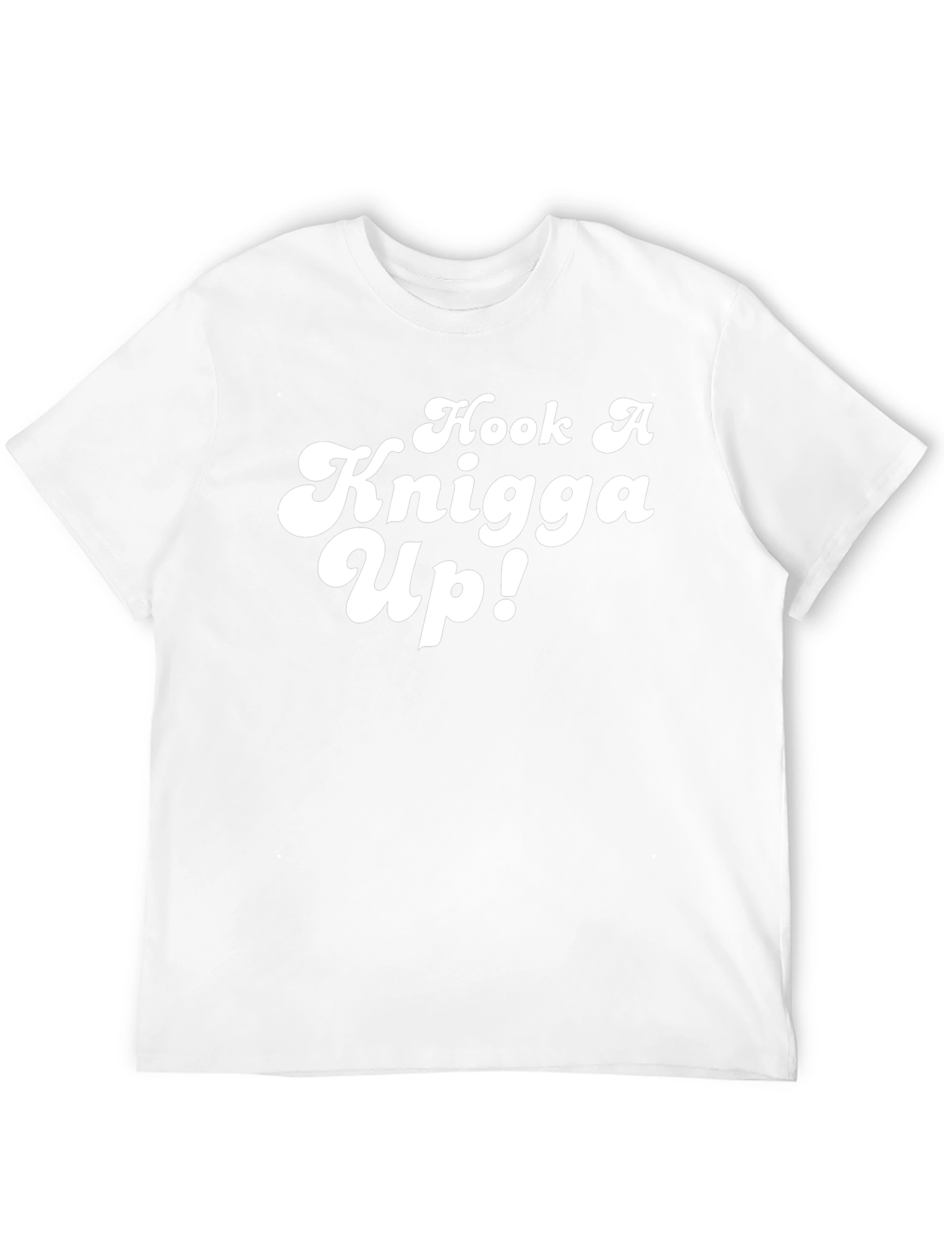 Black Hook A Knigga Up! Novelty Black T-Shirt view 12