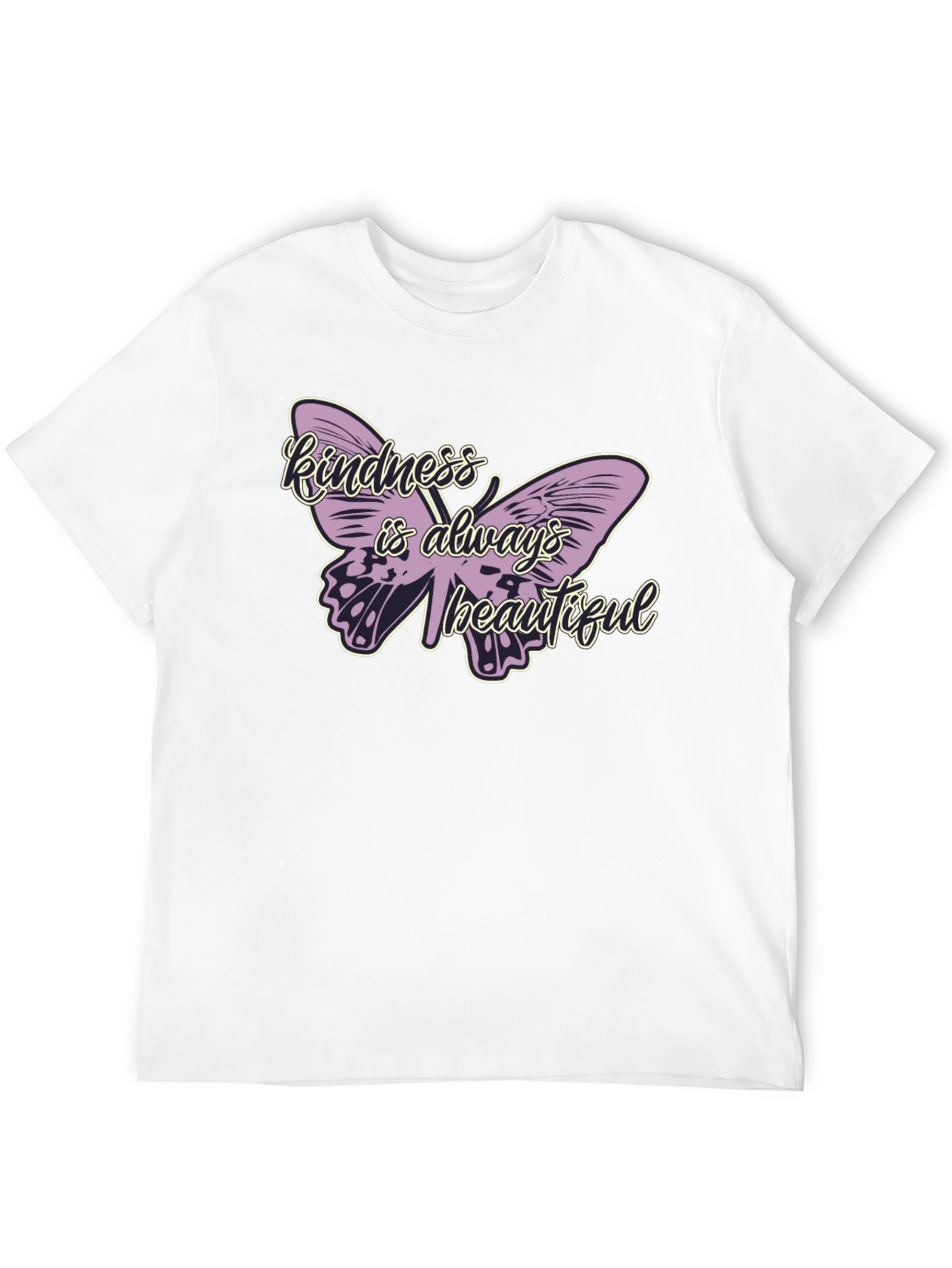 Black Kindness is Always Beautiful Butterfly T-Shirt view 12