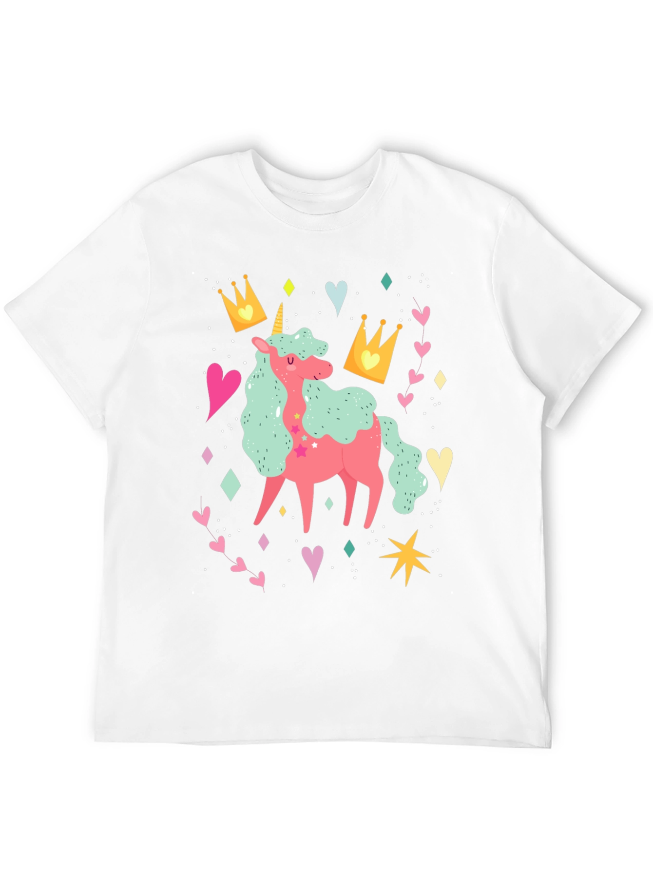 Black Unicorn T-Shirt, Cute Graphic Tee for Women & Girls view 12