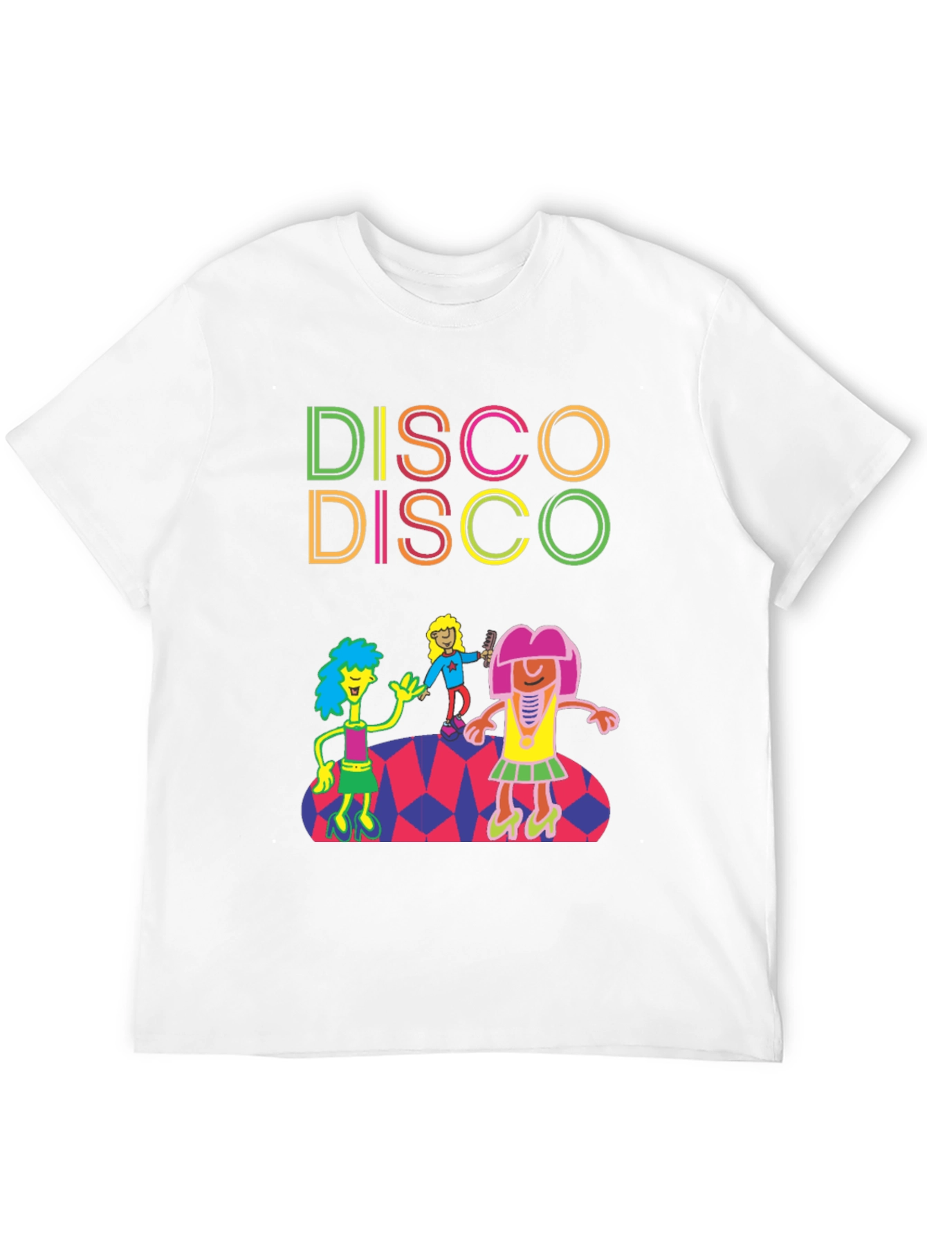 Black Retro Disco T-Shirt - Dance Party Tee view 12