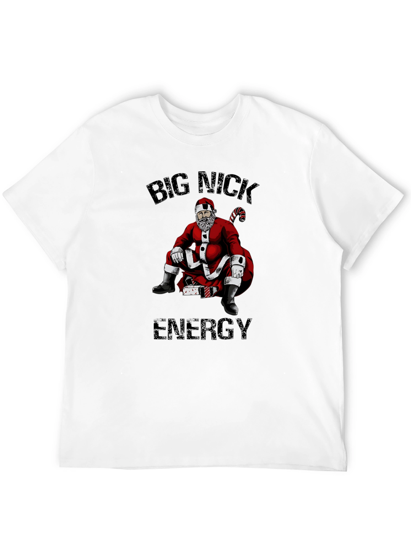 Black Big Nick Energy Santa Graphic Tee view 12