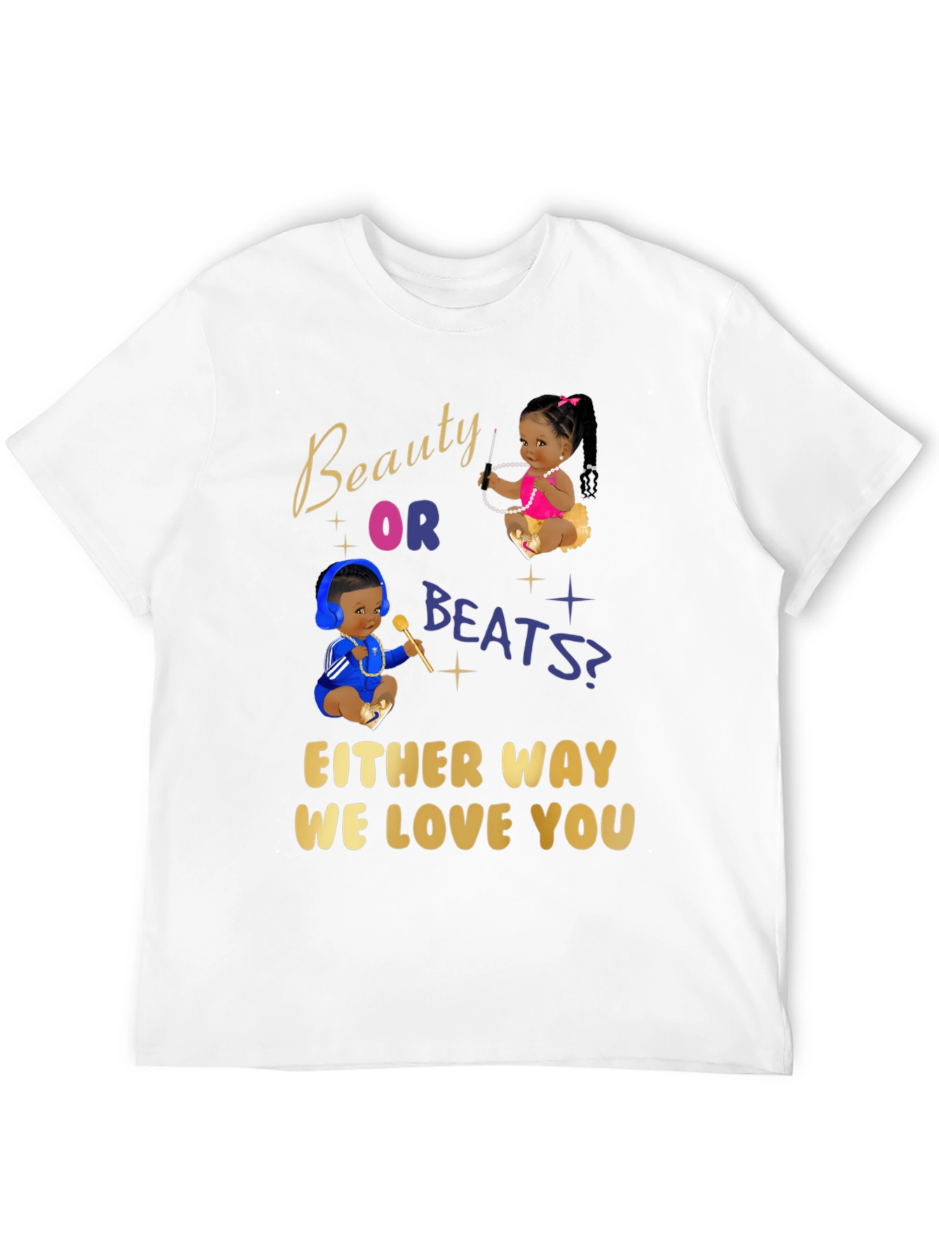 Black Beauty or Beats Graphic T-Shirt view 12