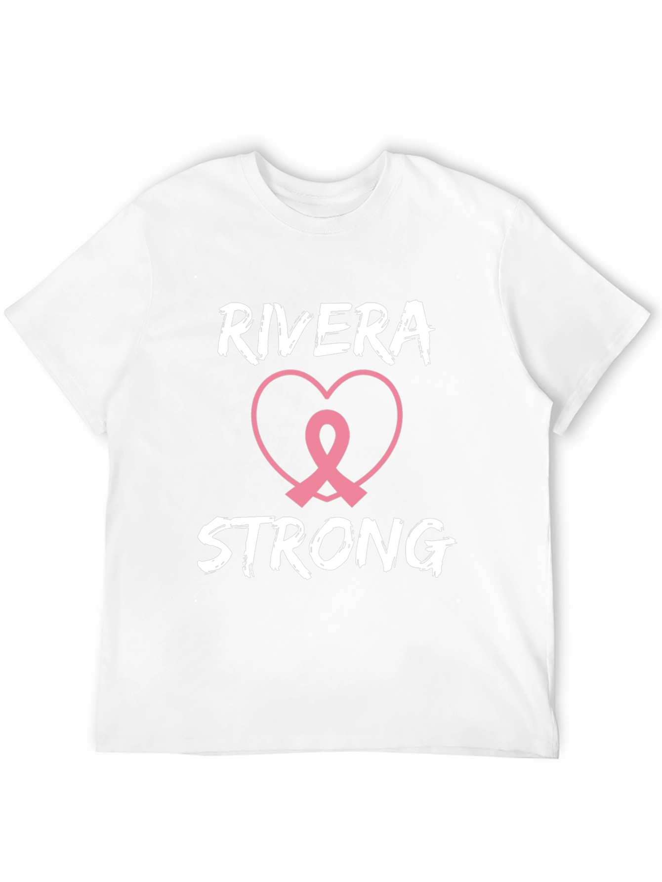 Black Rivera Strong Breast Cancer Awareness T-Shirt view 12