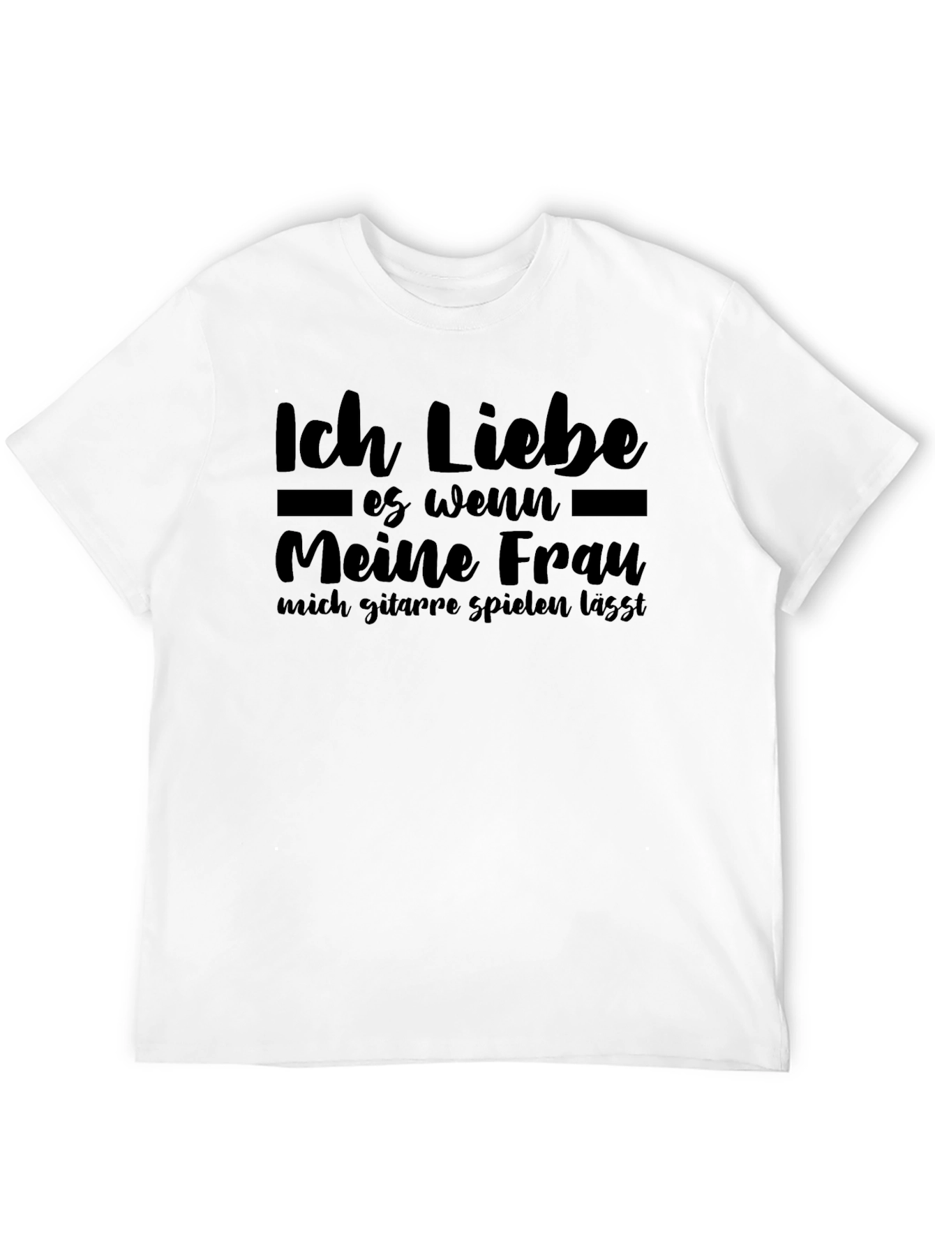 Black Ich Liebe T-Shirt - Humorous German Phrase Tee view 12
