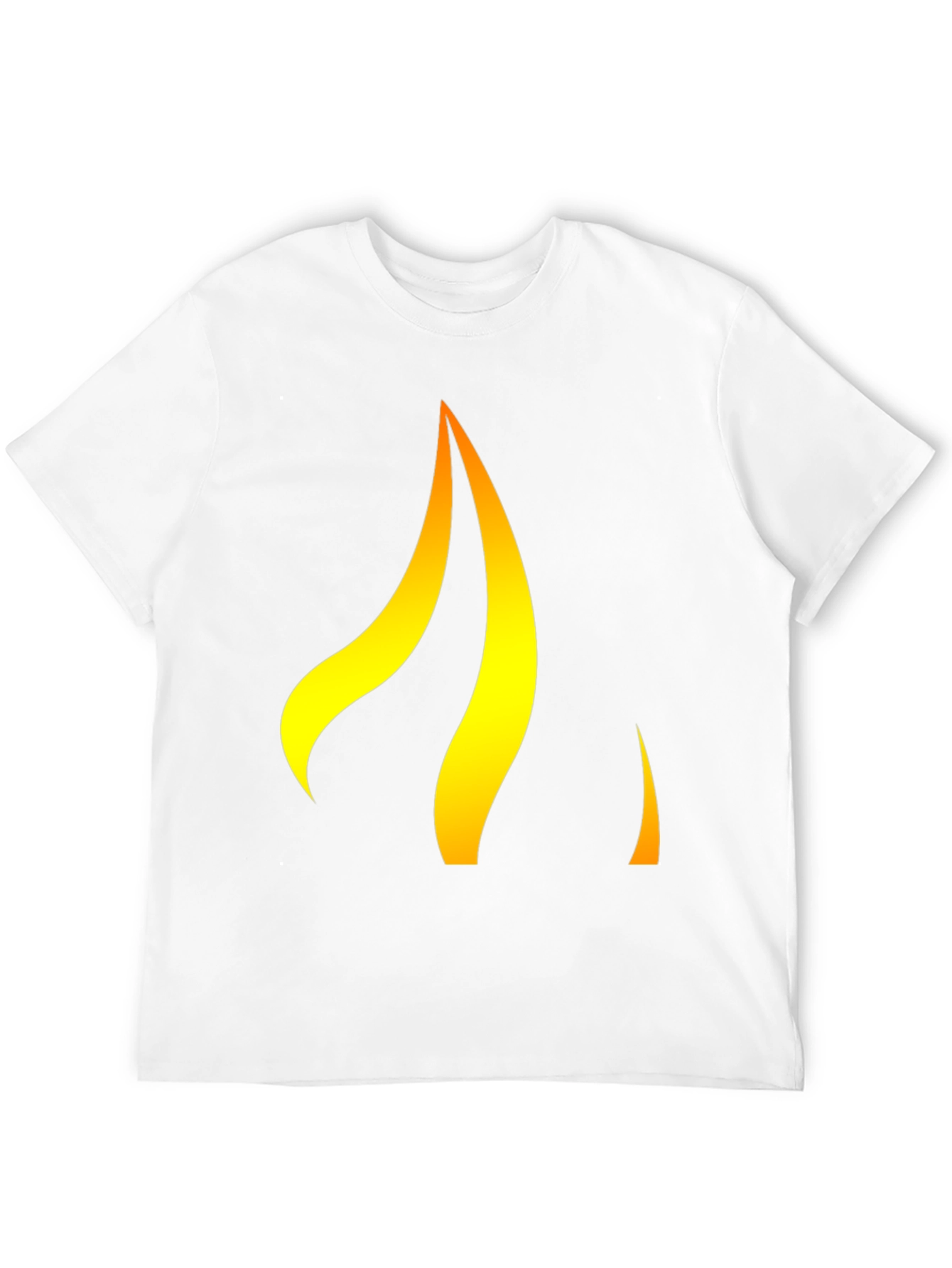 Black Flame Graphic Black T-Shirt view 12