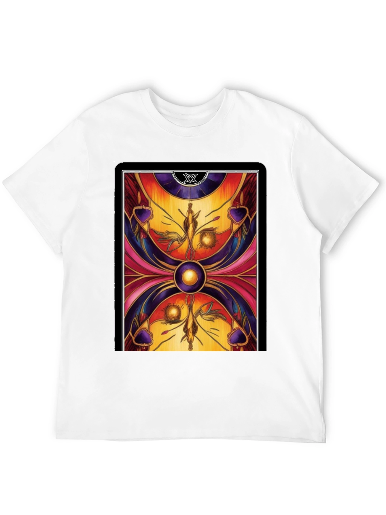 Black Tarot Card Graphic T-Shirt view 12