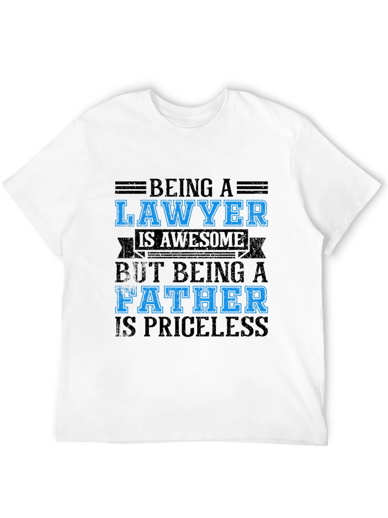 Black Lawyer Father Black T-Shirt - Priceless view 12