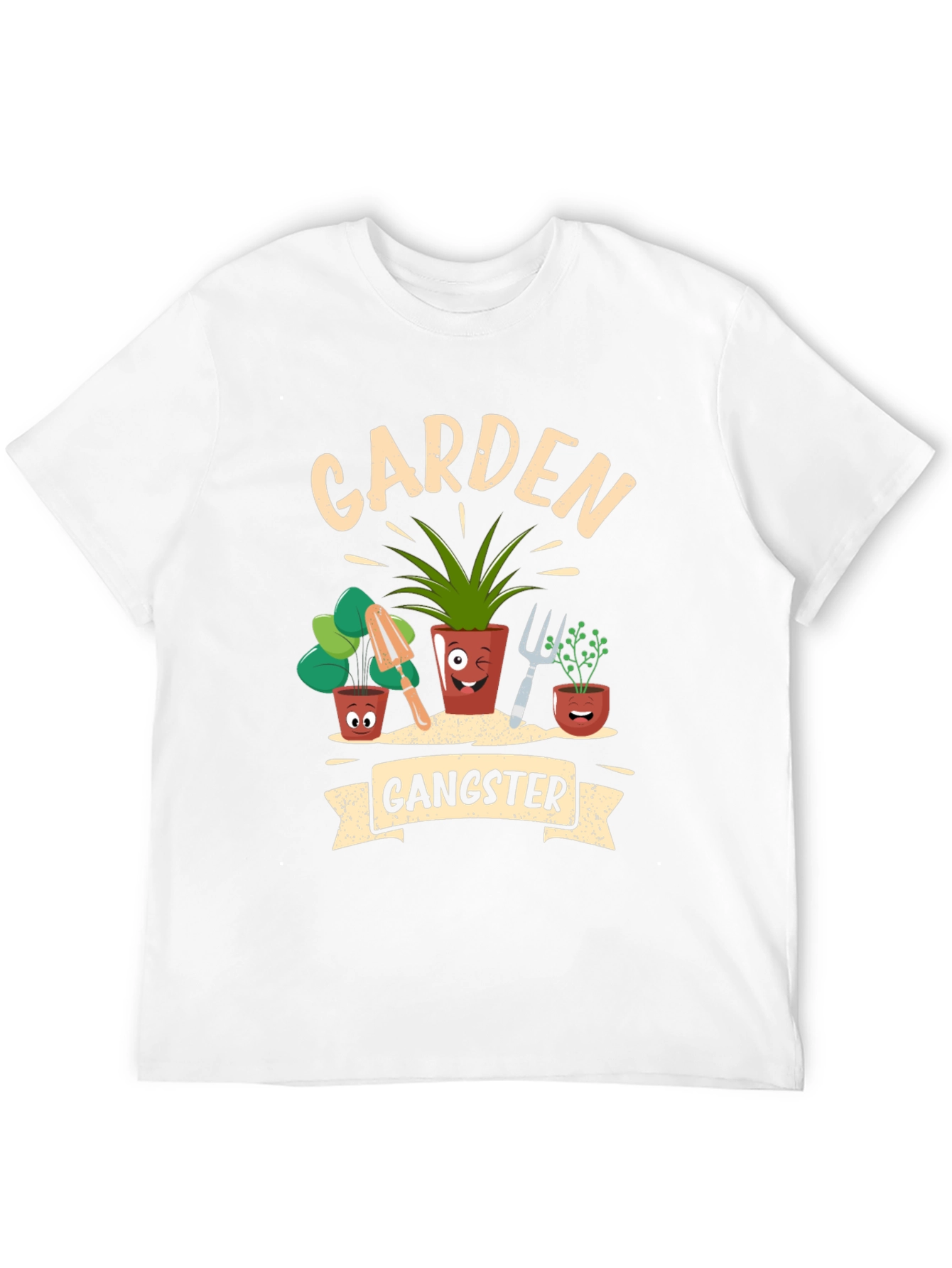 Black Garden Gangster Graphic T-Shirt view 12